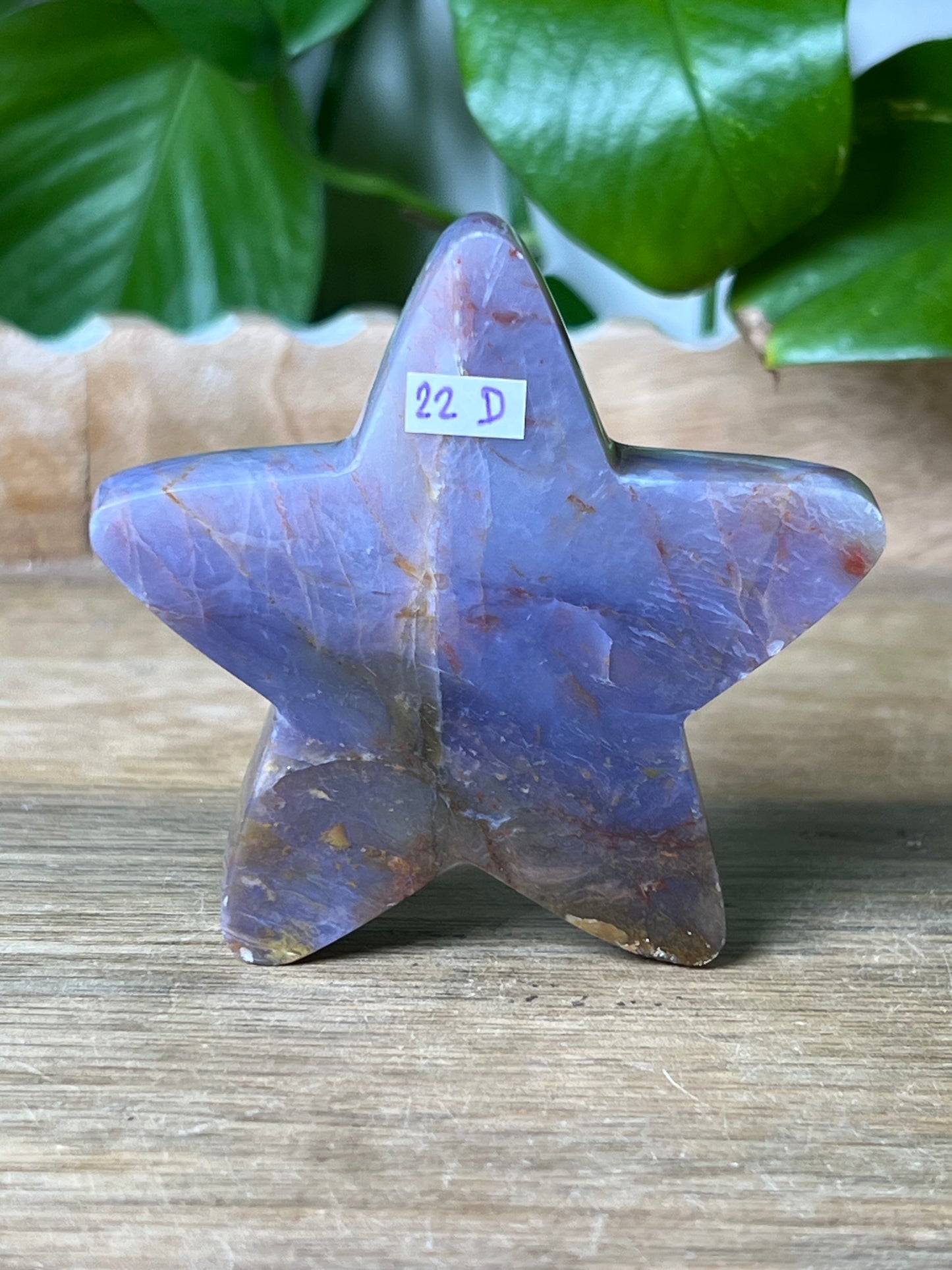 Purple Chalcedony Star