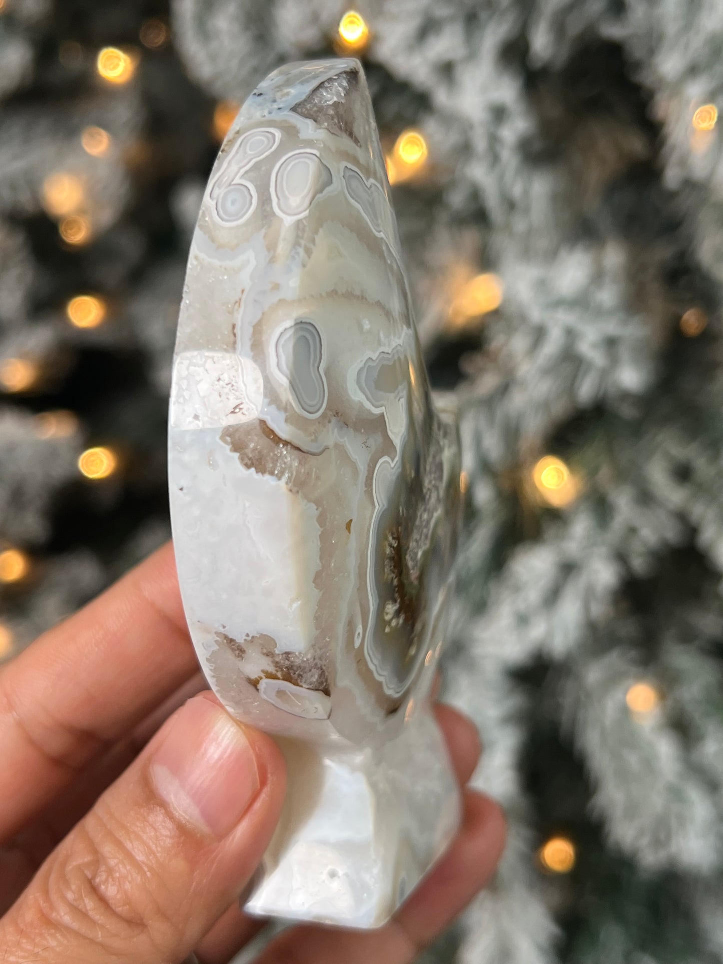 Scenic Moss Agate Moon