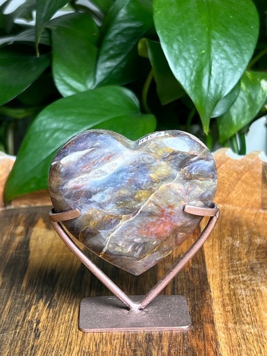 River Jasper Heart: CZ