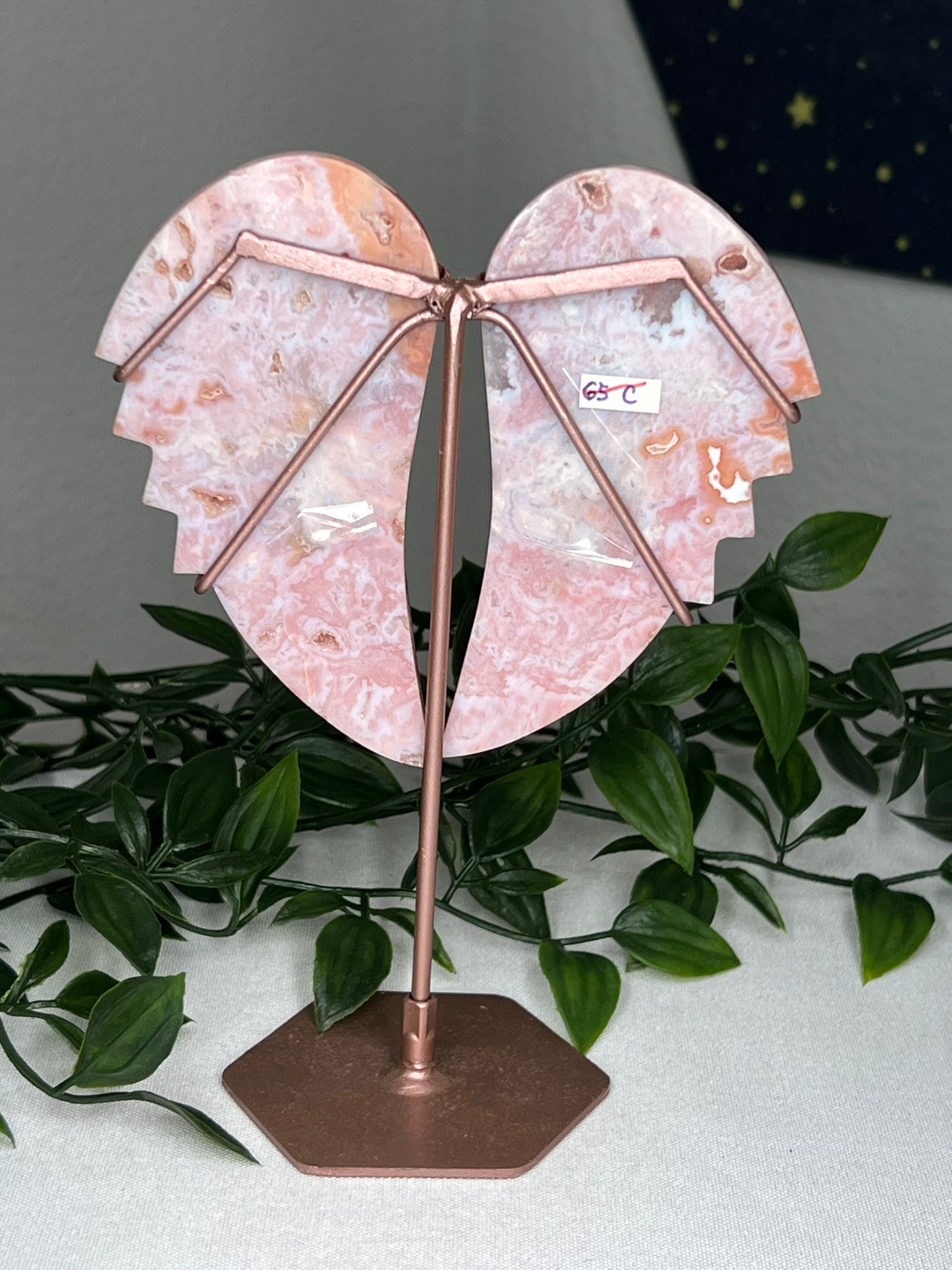 Pink Carnelian Wings