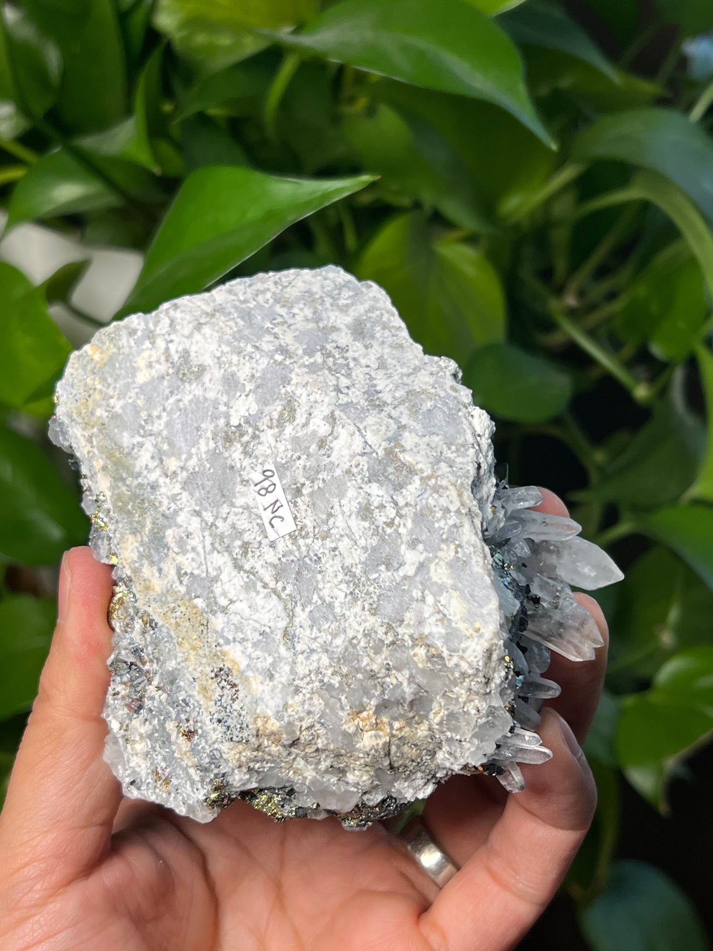 Rainbow Pyrite Quartz