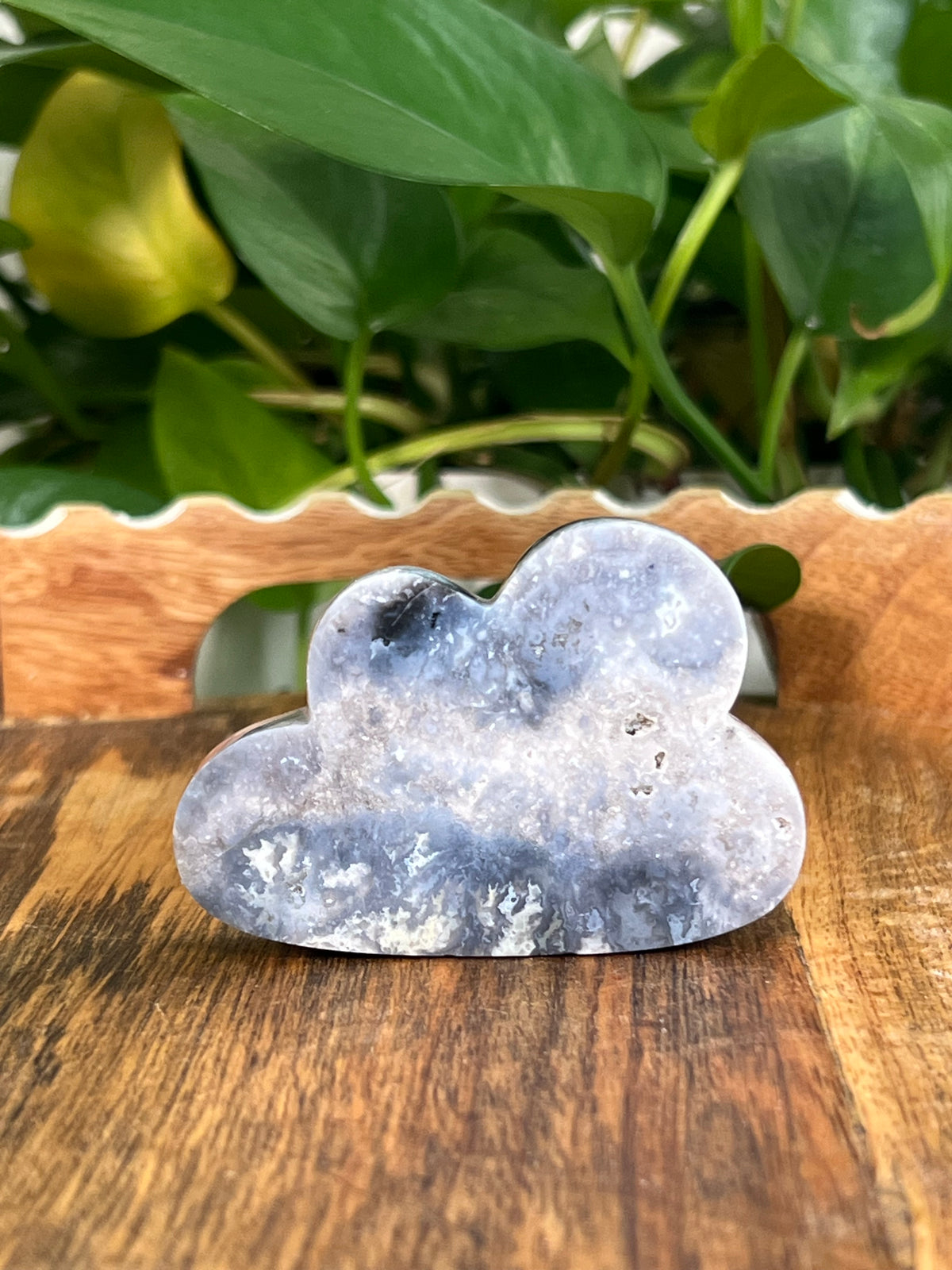 Blue Plume Agate Mini Clouds