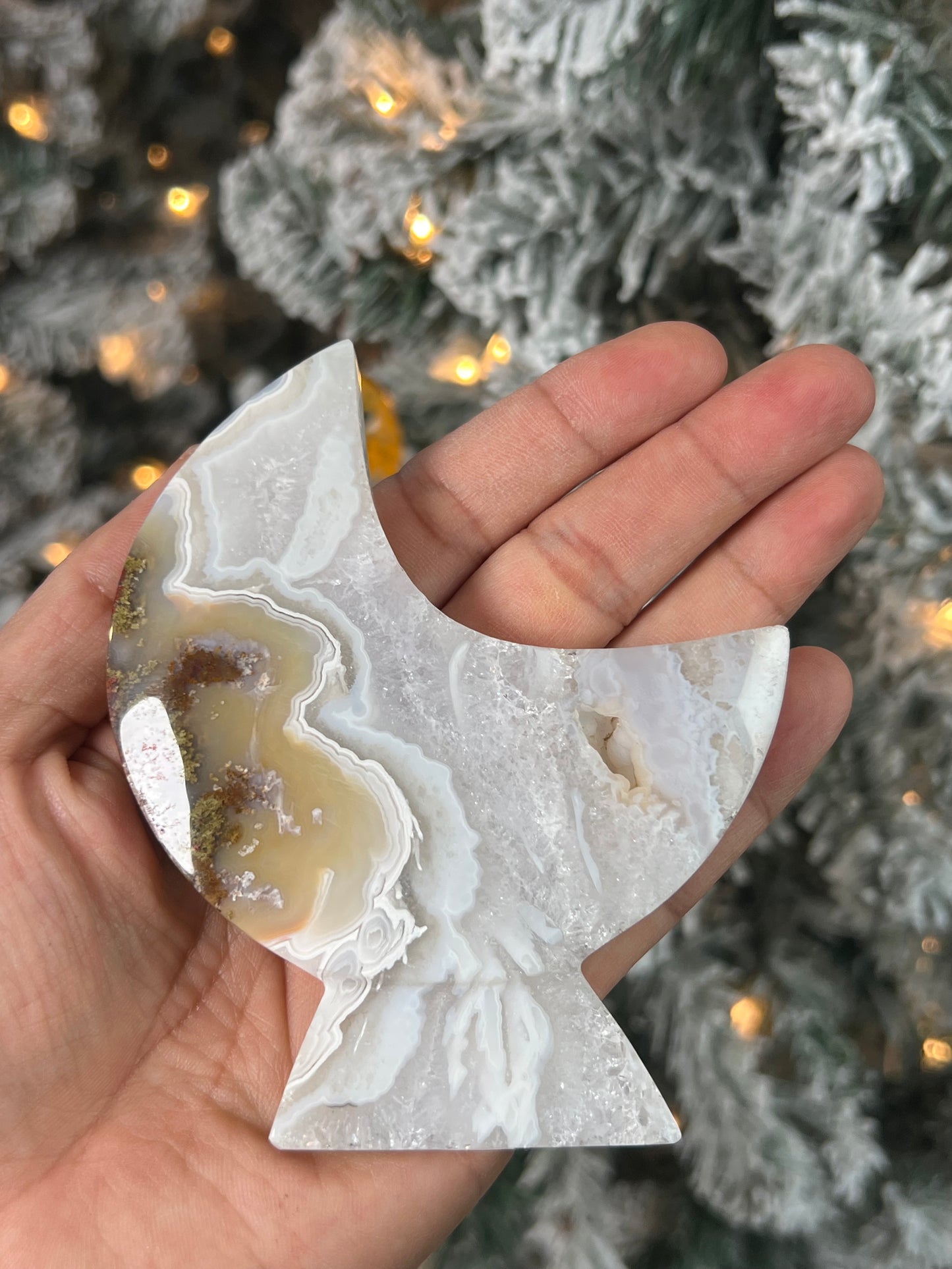 Scenic Moss Agate Moon