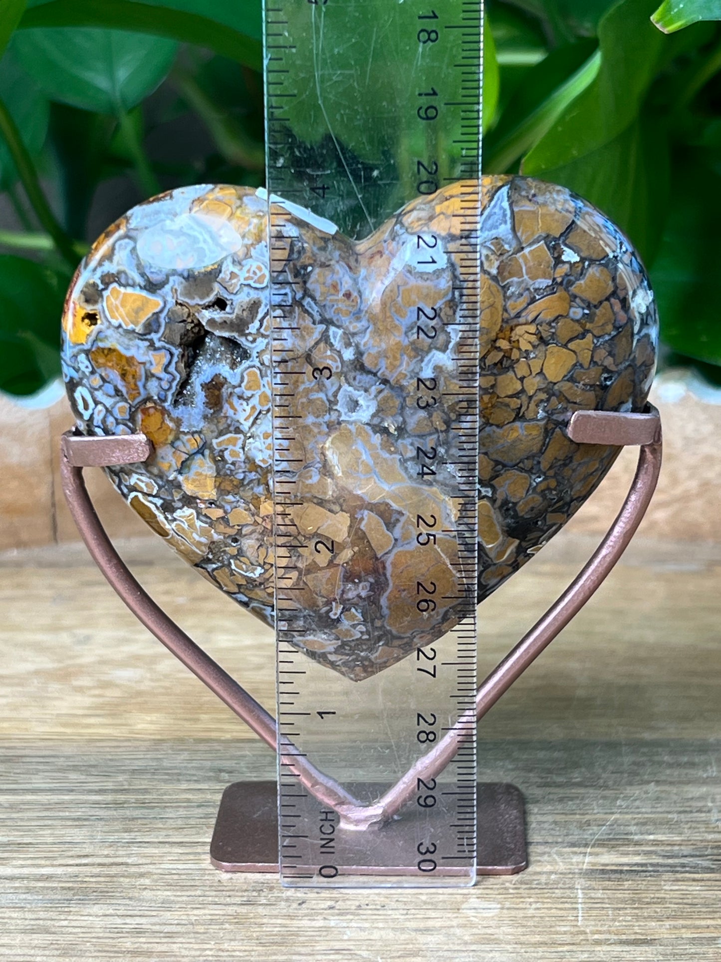 Brecciated Jasper Heart