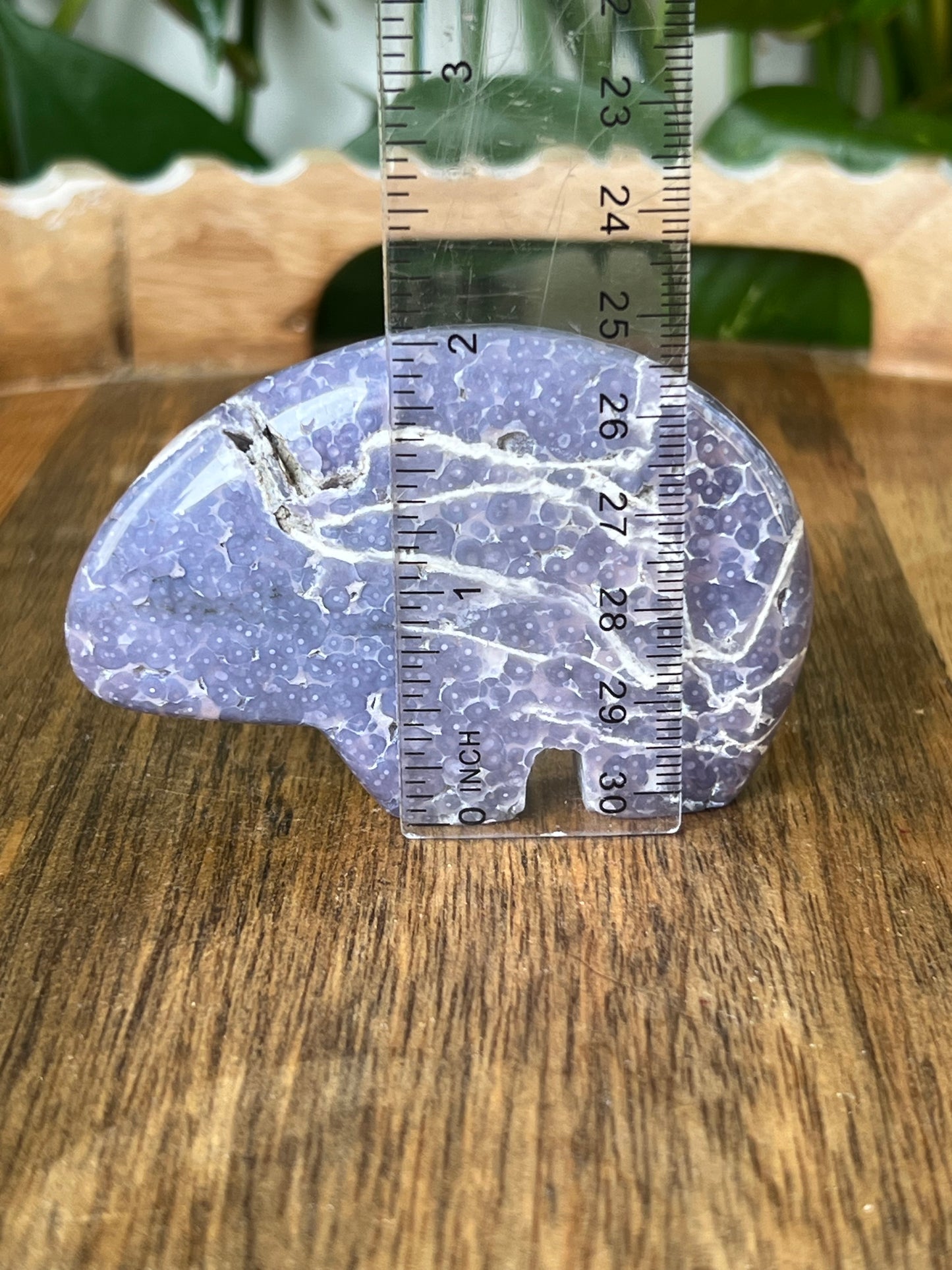 Grape Agate Bear