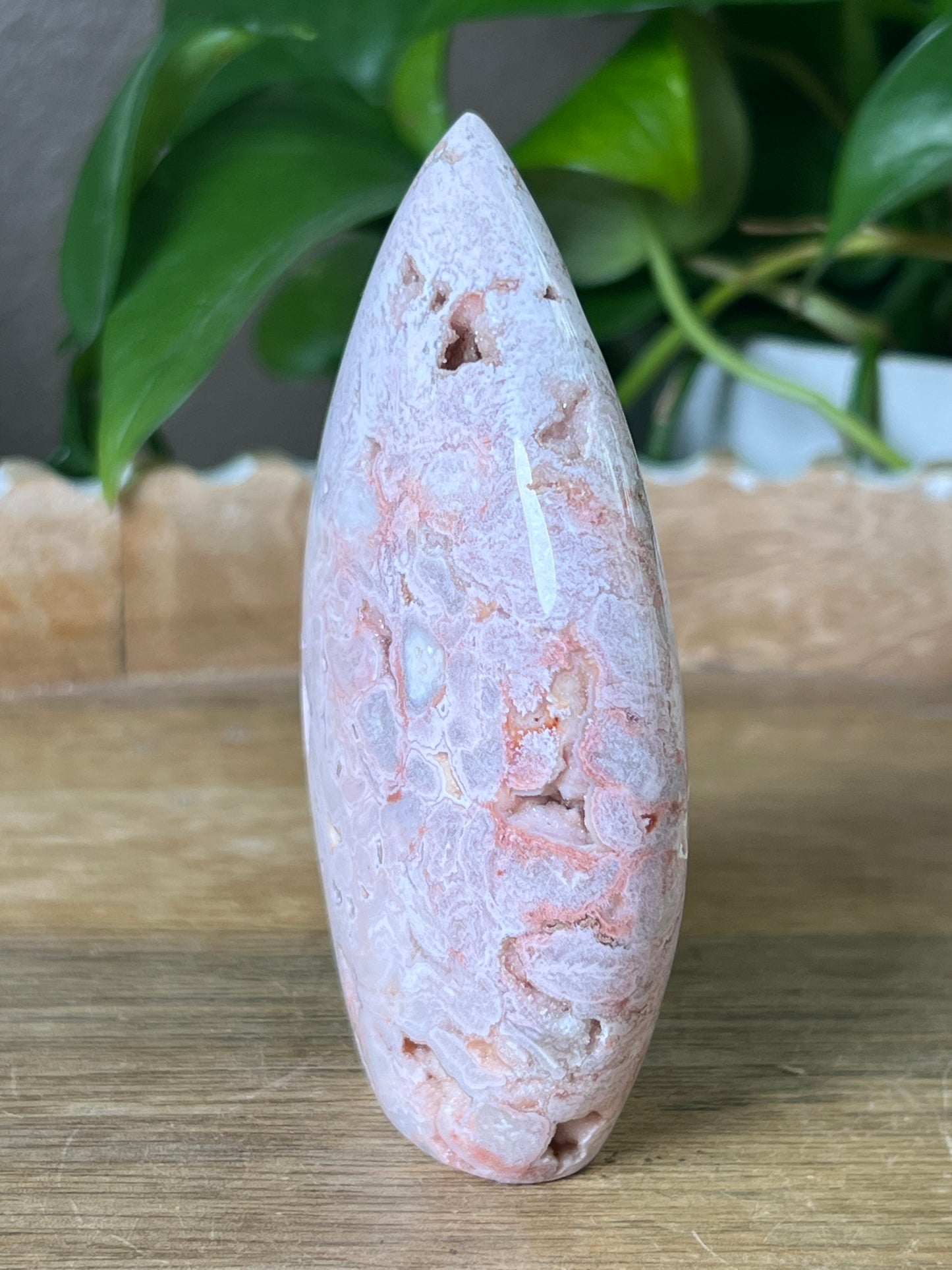 Pink Carnelian Flame