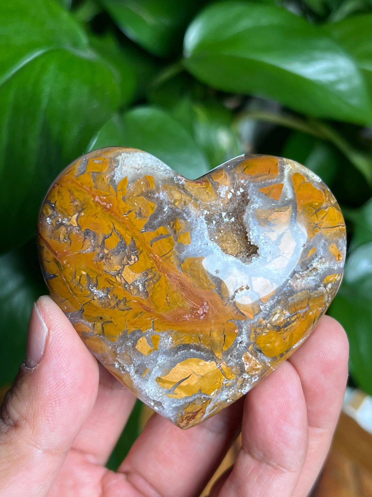 Brecciated Jasper Hearts