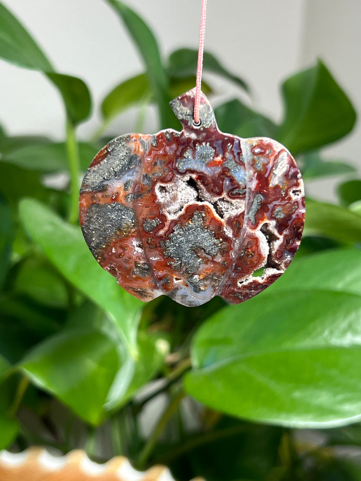 Marcasite Pumpkin Ornaments