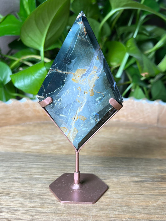 Blue Green Jasper Diamond