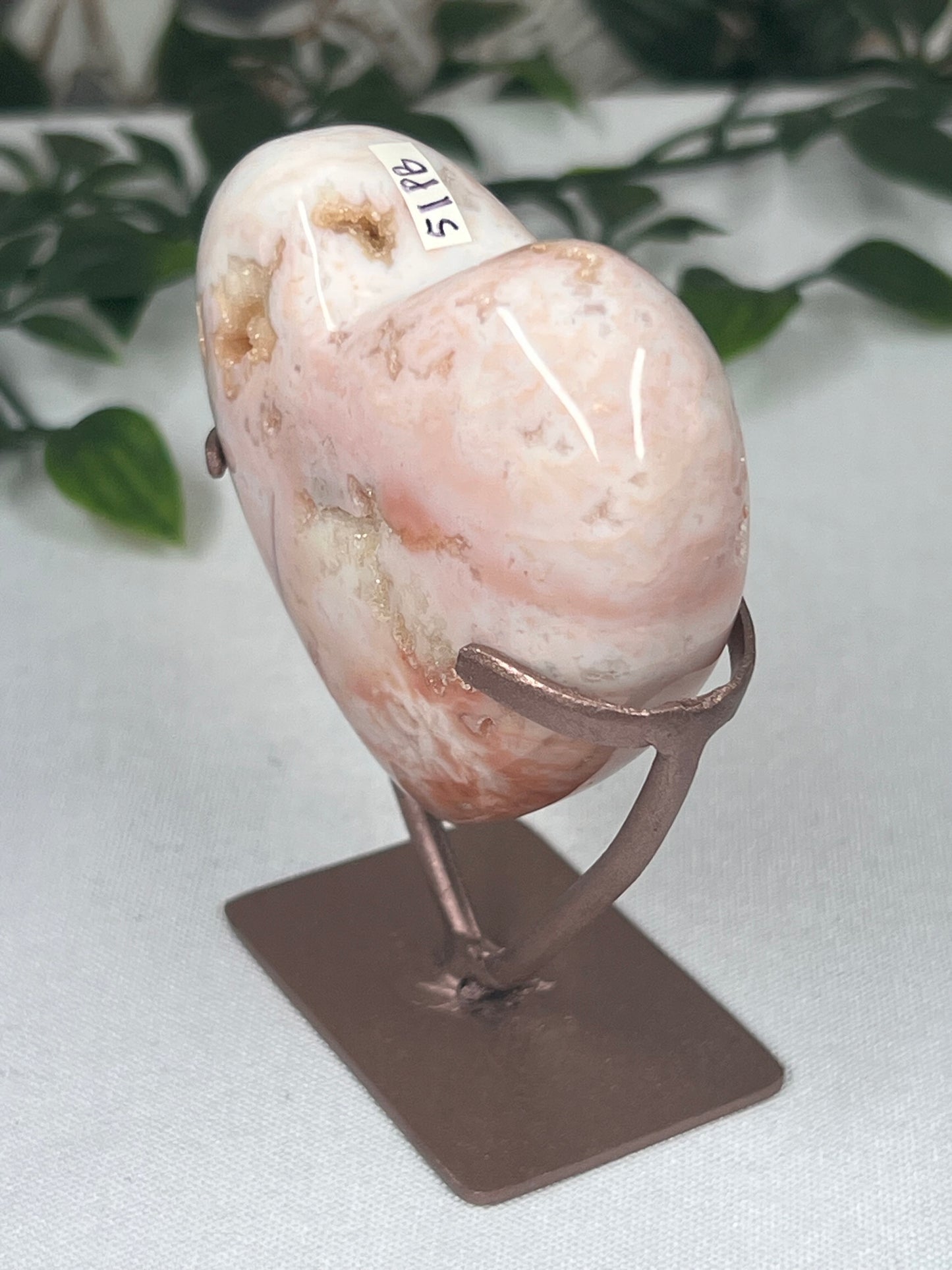 Pink Carnelian Heart