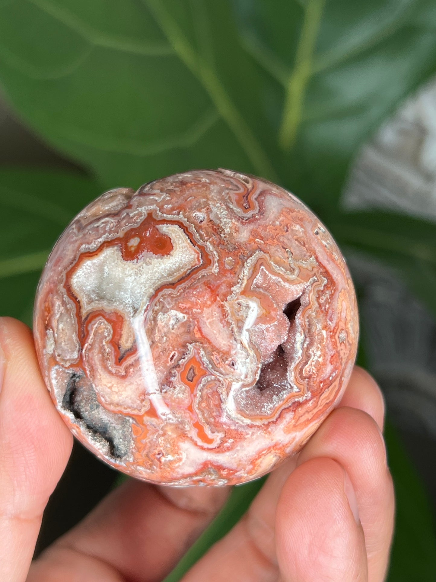 Crazy Lace Agate Sphere