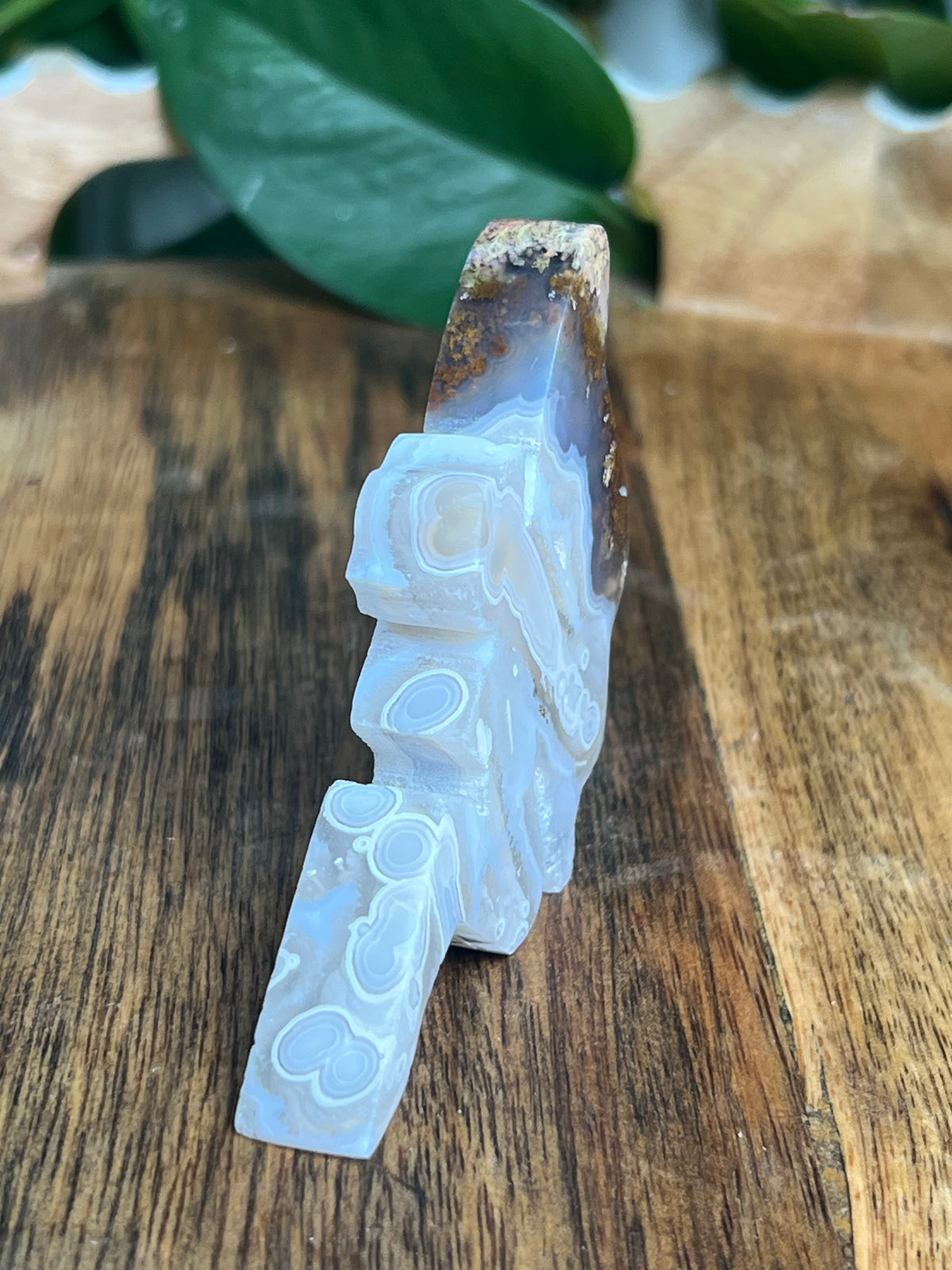 Scenic Moss Agate Pixie Fairy: H