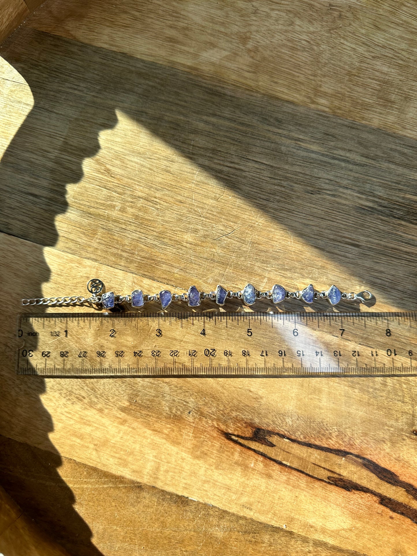 Tanzanite Infinity Bracelet