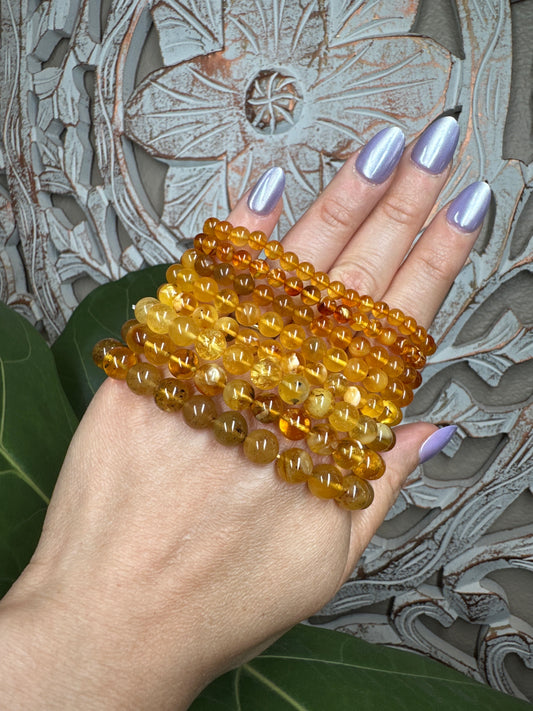 Baltic Amber Beaded Bracelet