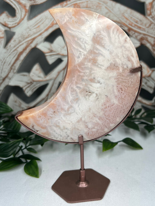 Pink Carnelian Moon