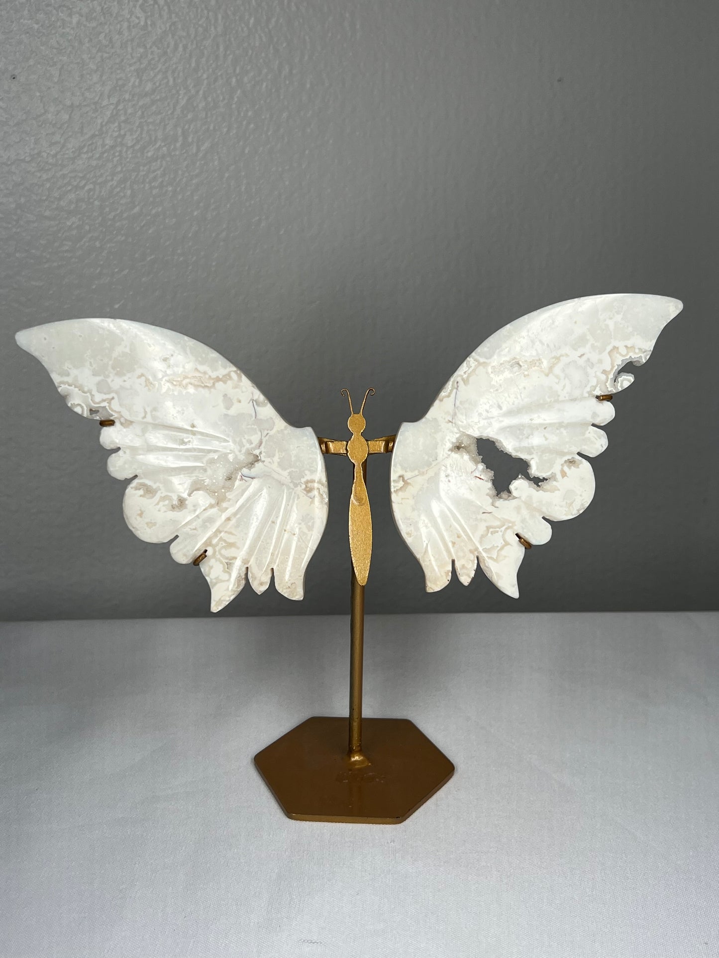 White Plume Agate Wings