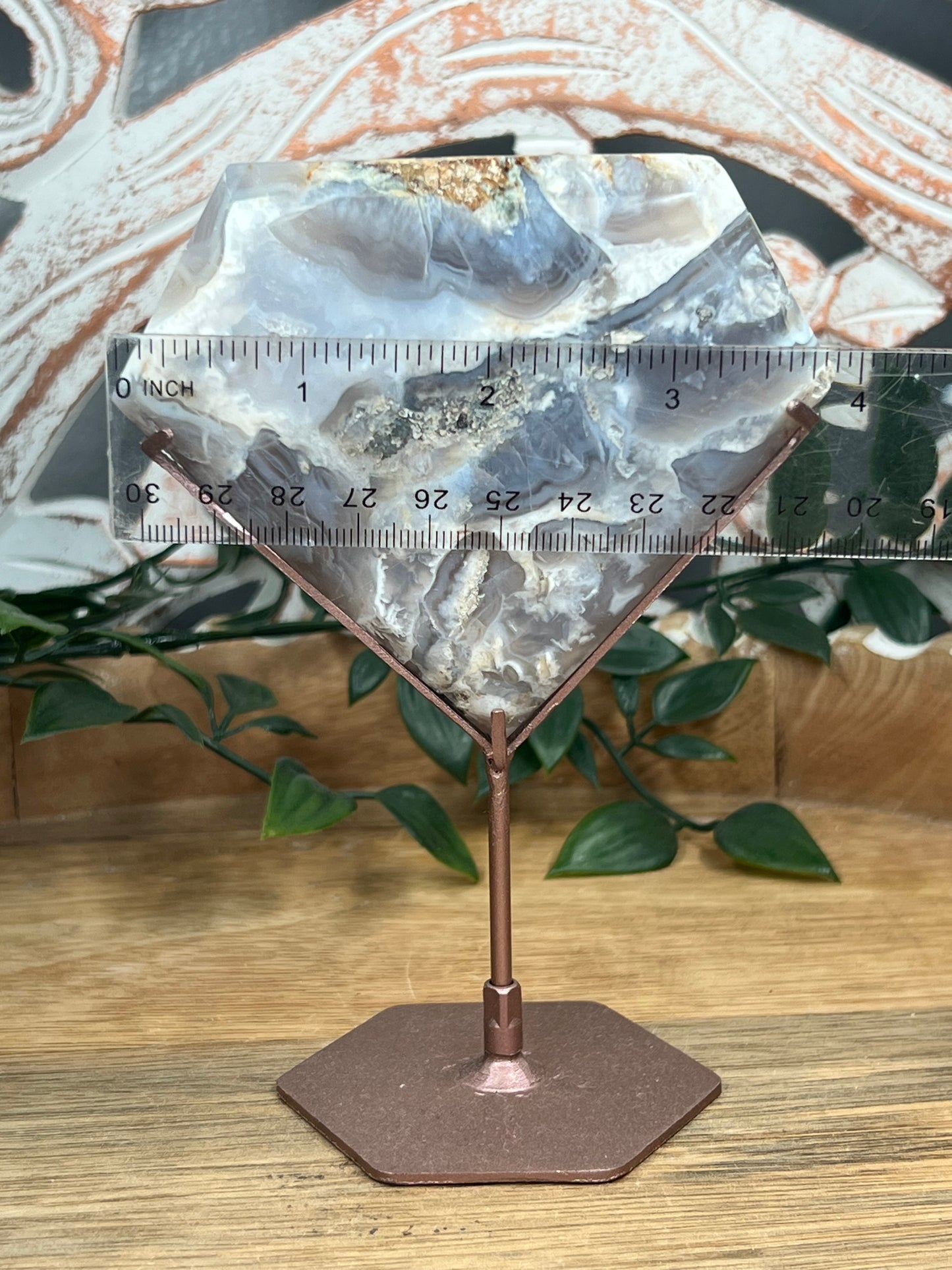 Blue Grey Lace Diamond