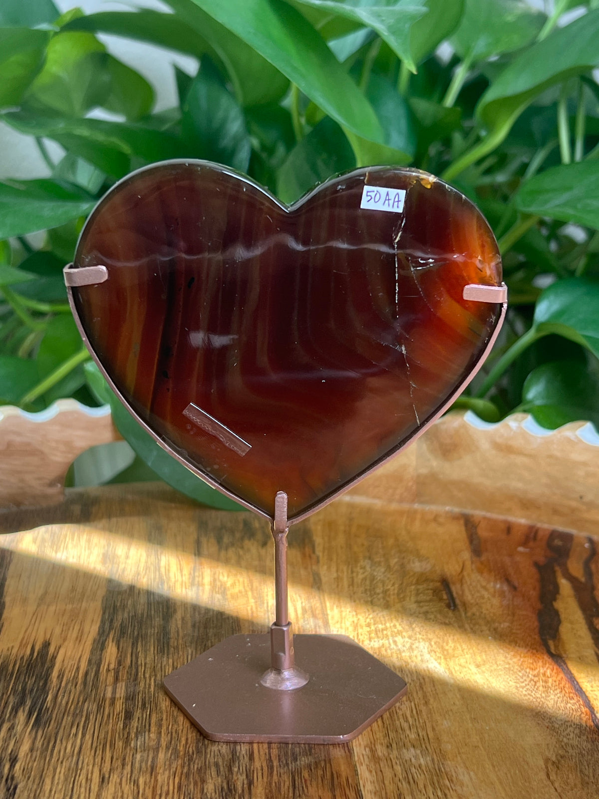 Blue Amber Heart: AA