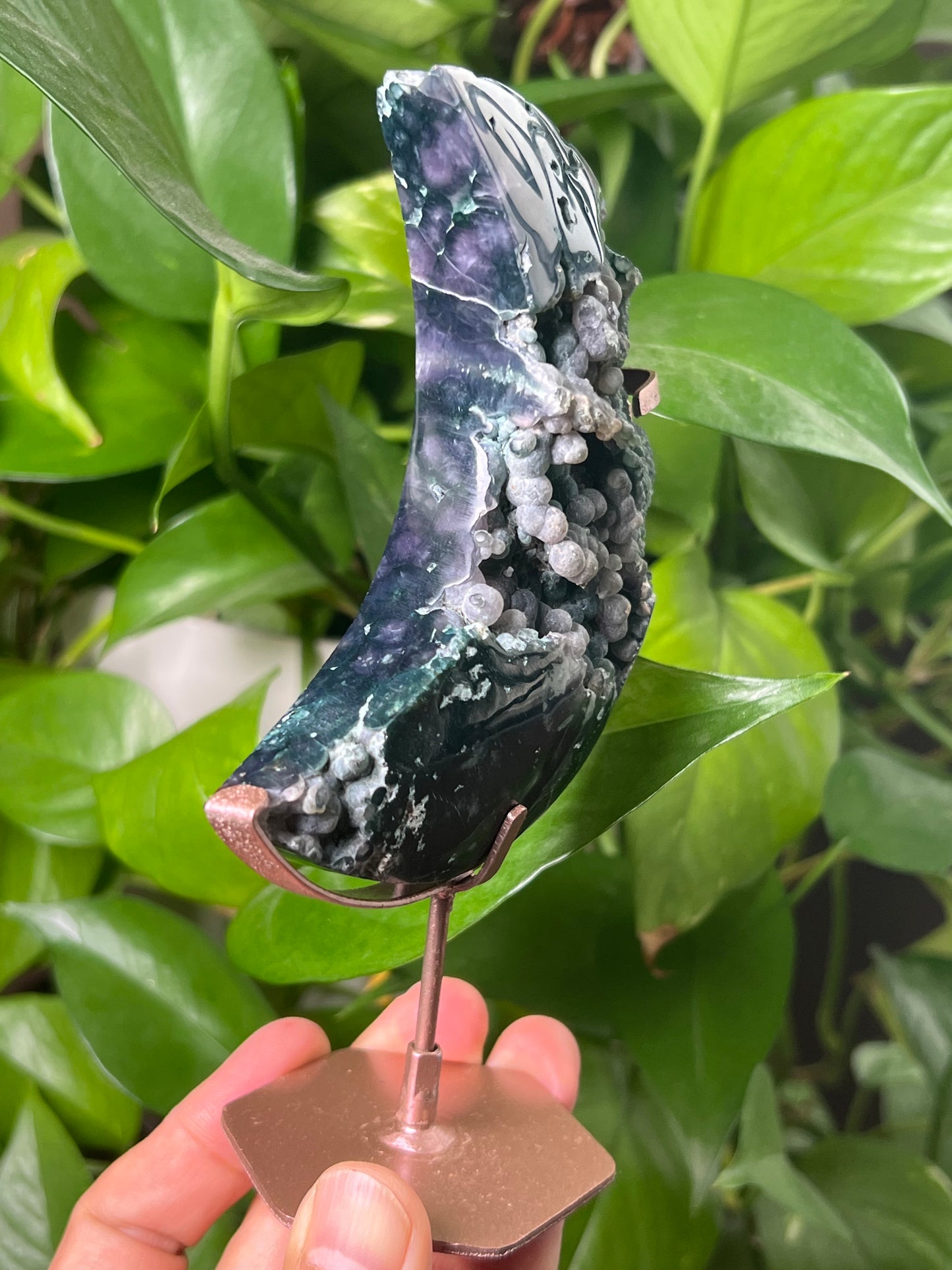 Grape Agate Moon