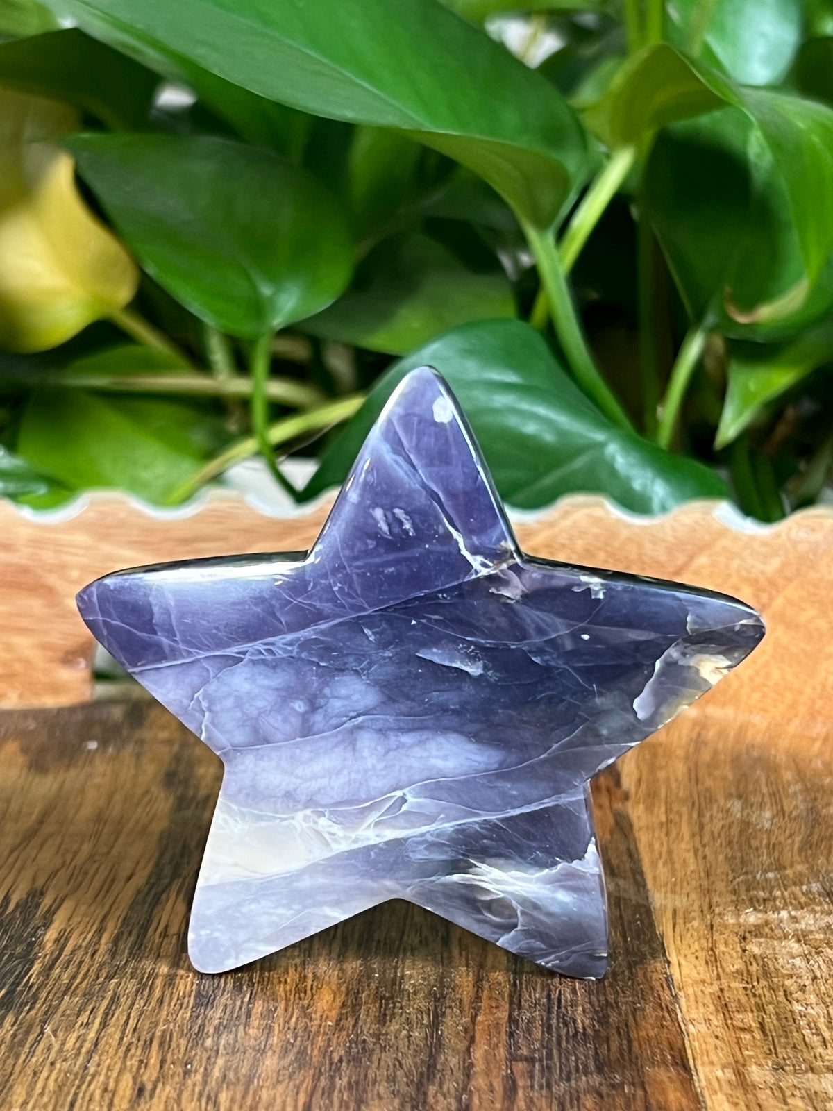Purple Chalcedony Self Standing Stars