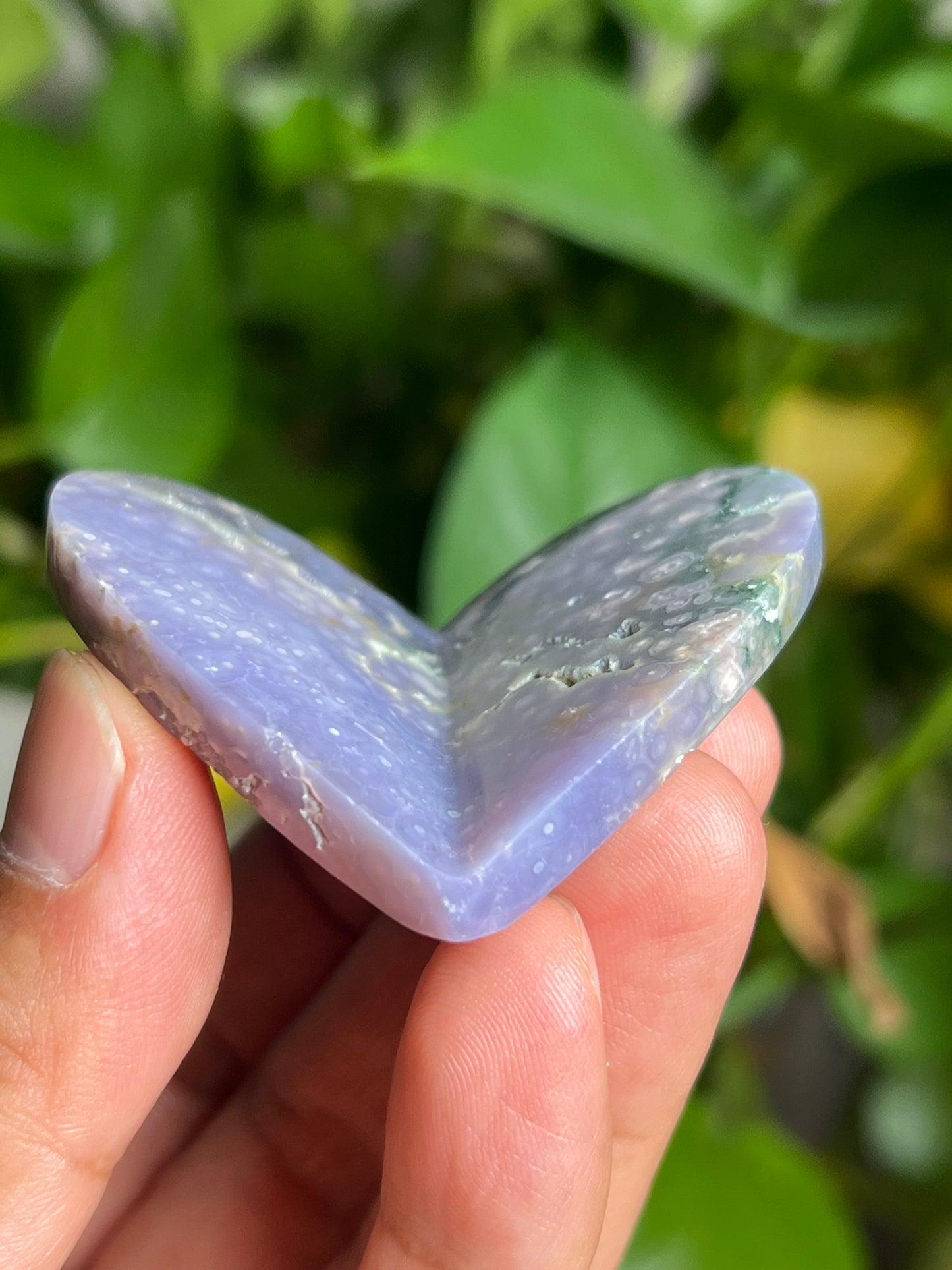 Grape Agate 3D Butterfly BH