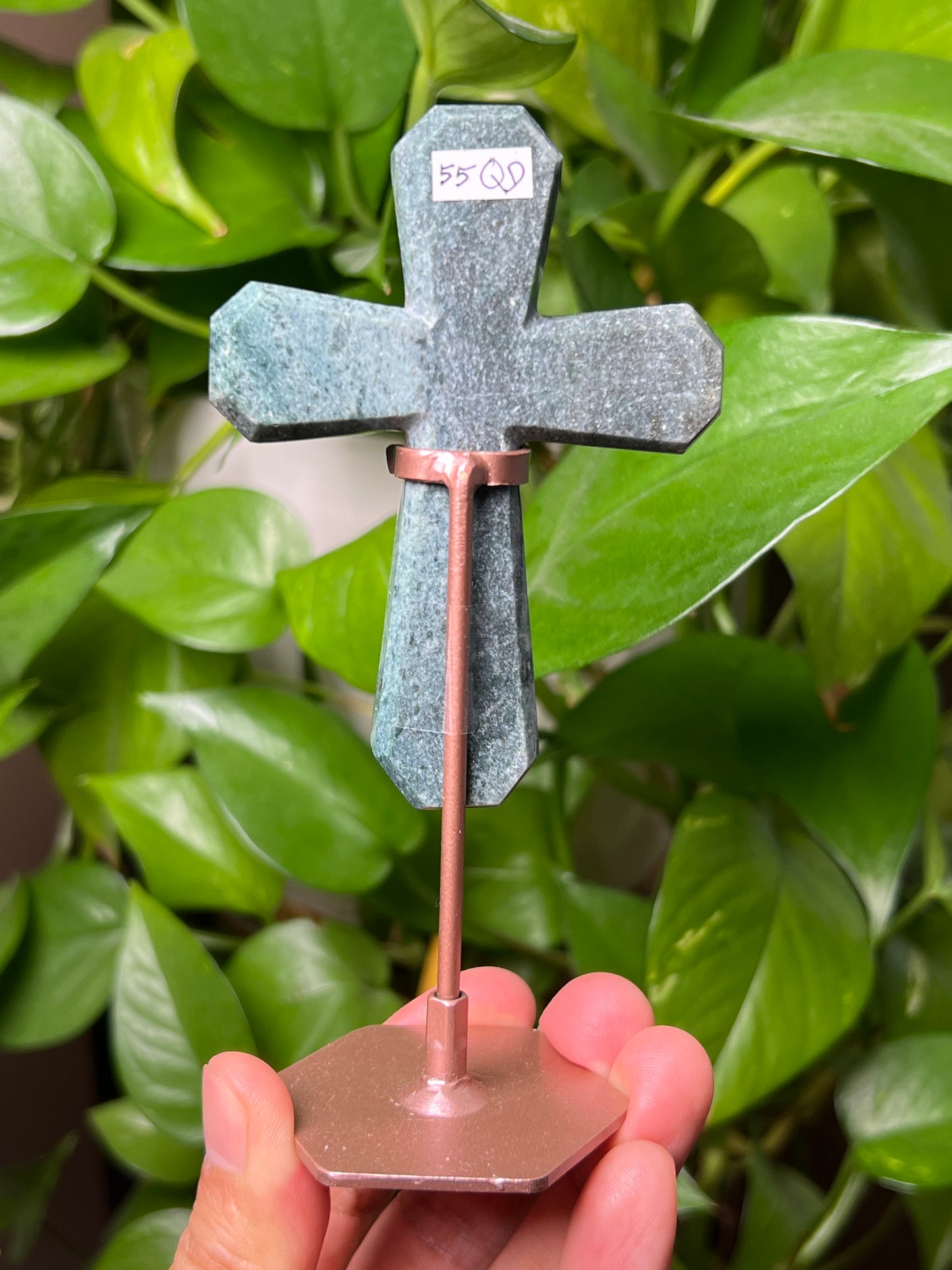 Blue Green Jasper Cross