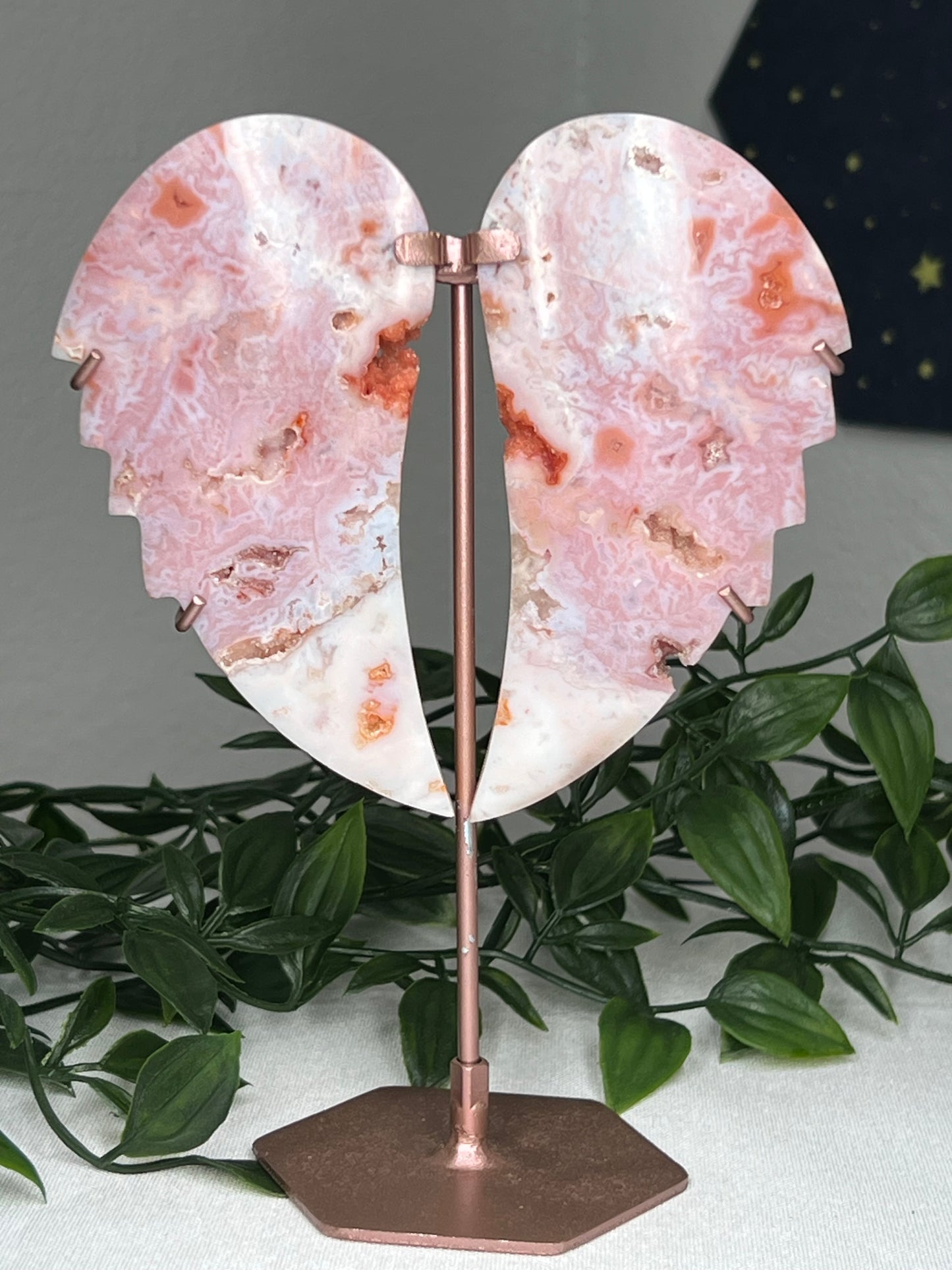Pink Carnelian Wings