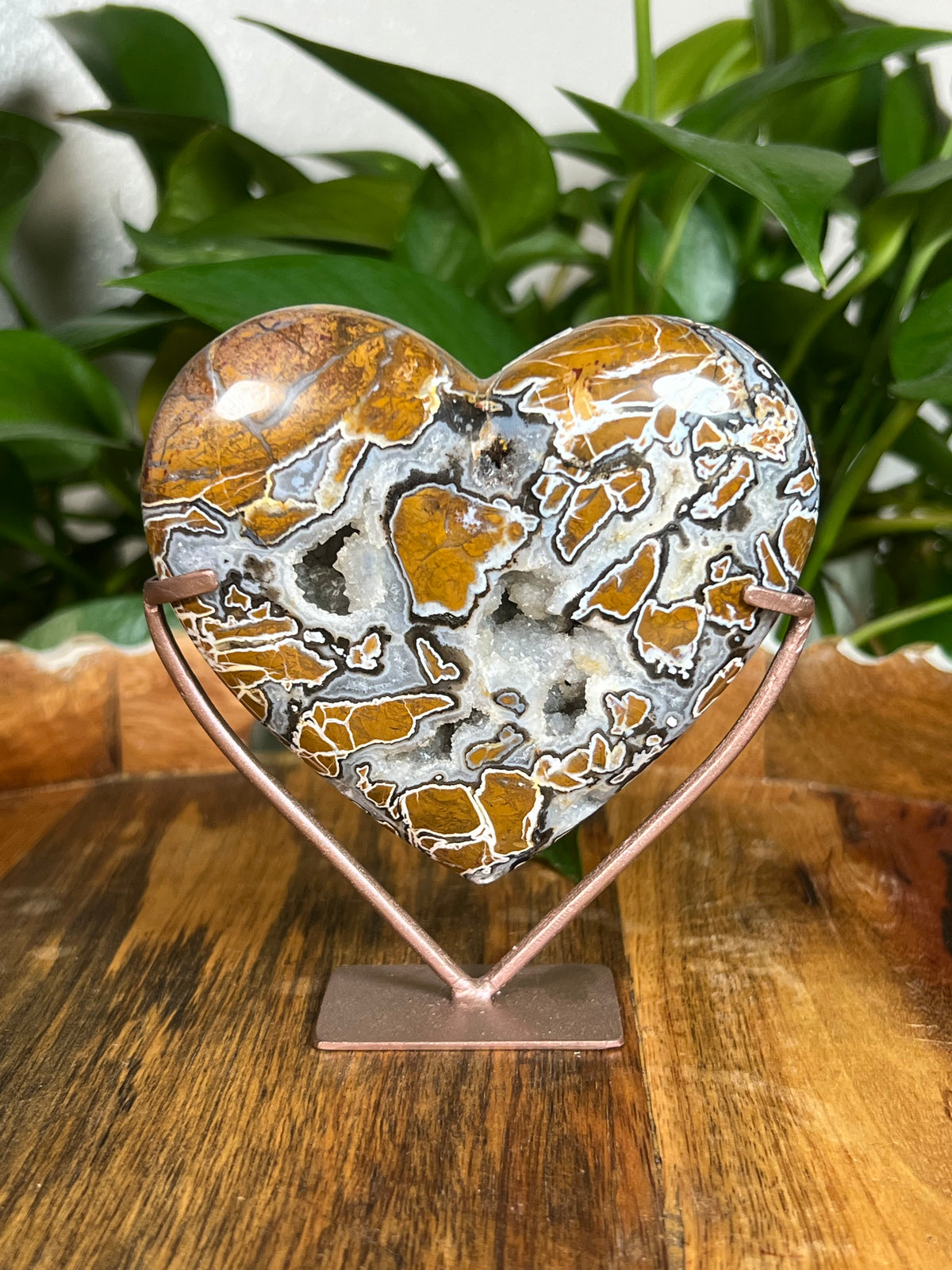 Brecciated Jasper Heart: KK
