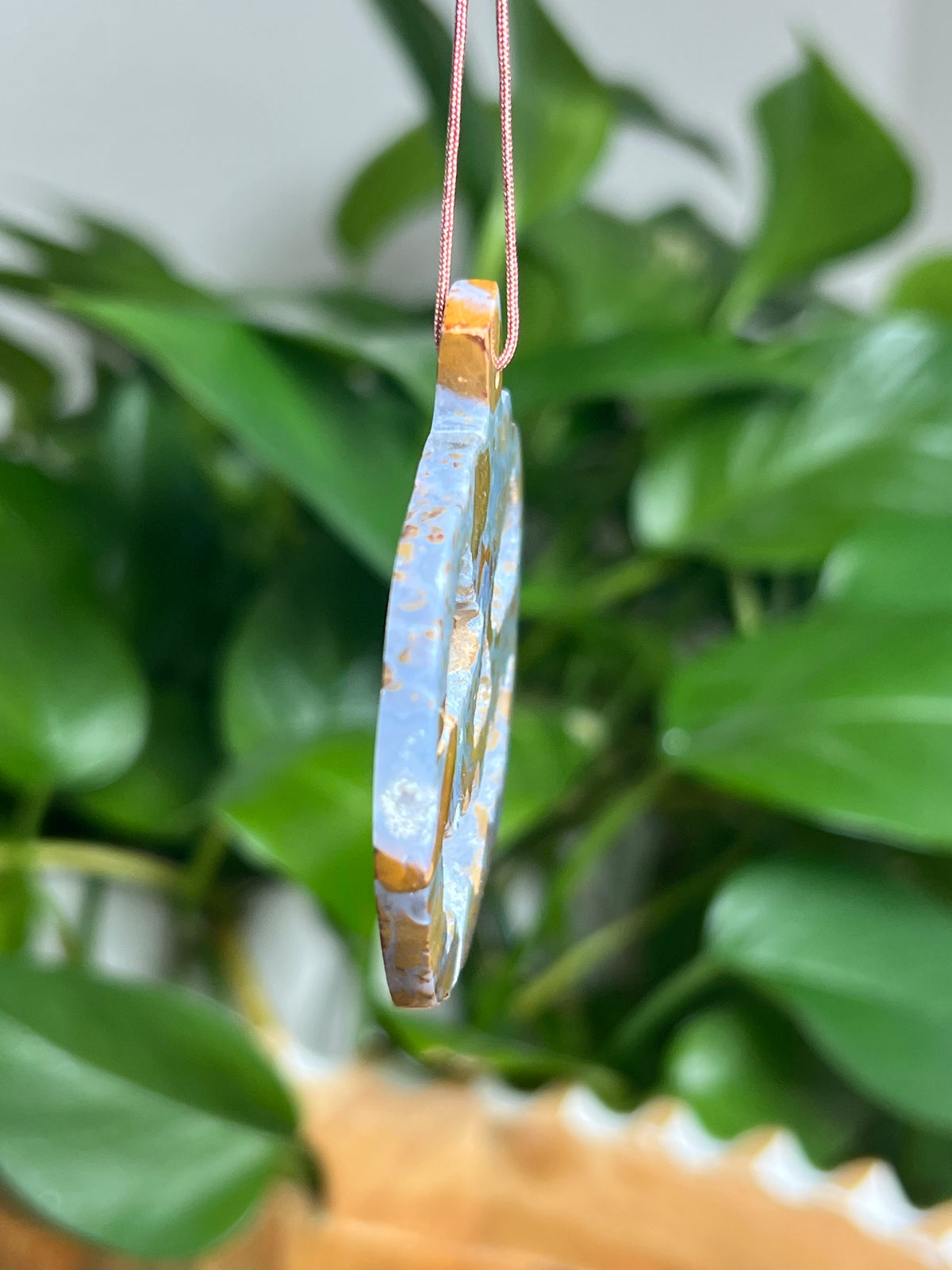 Brecciated Jasper Ornament Pumpkin: PE