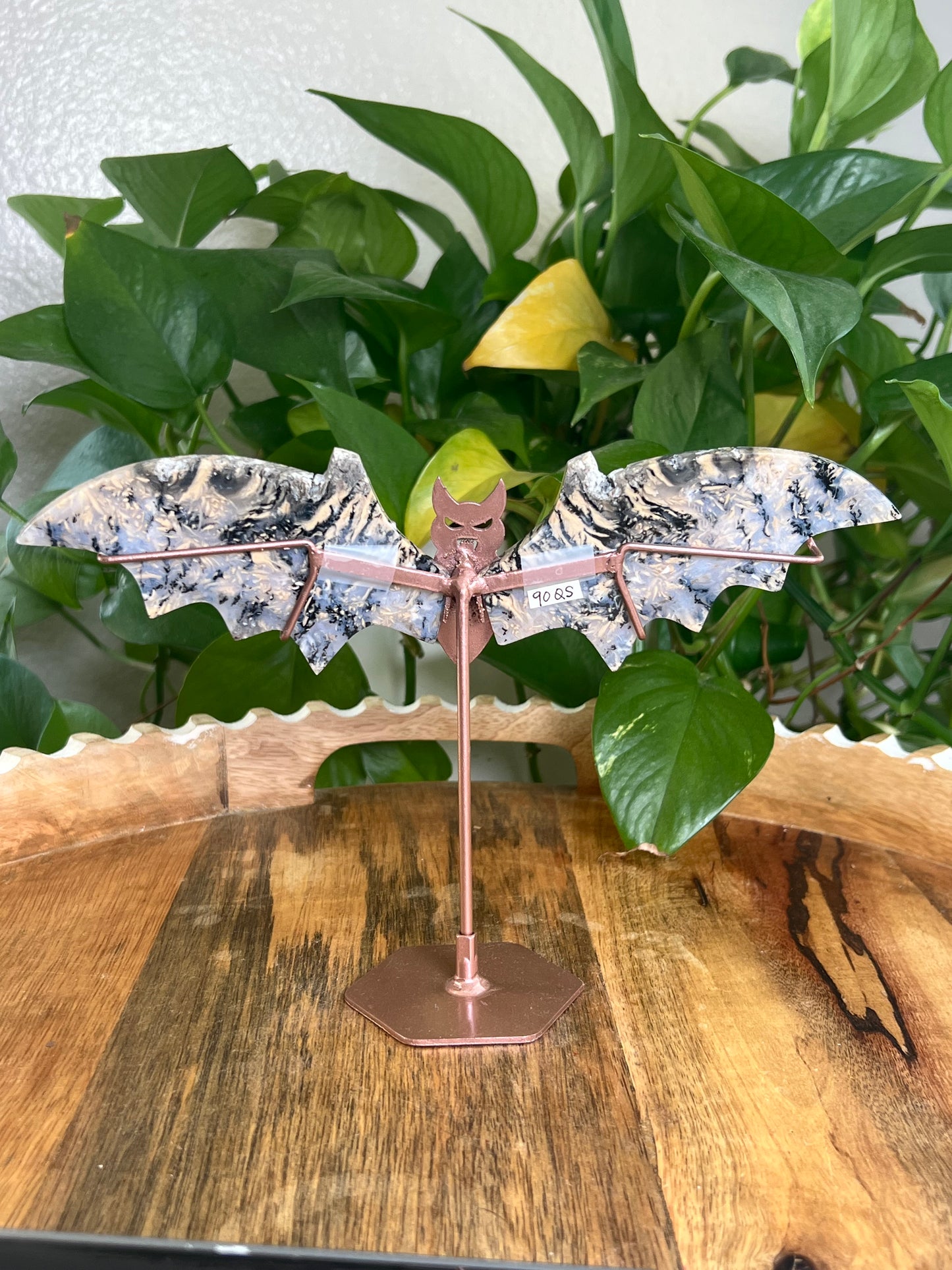 Dendritic Tiger Agate Bat QS