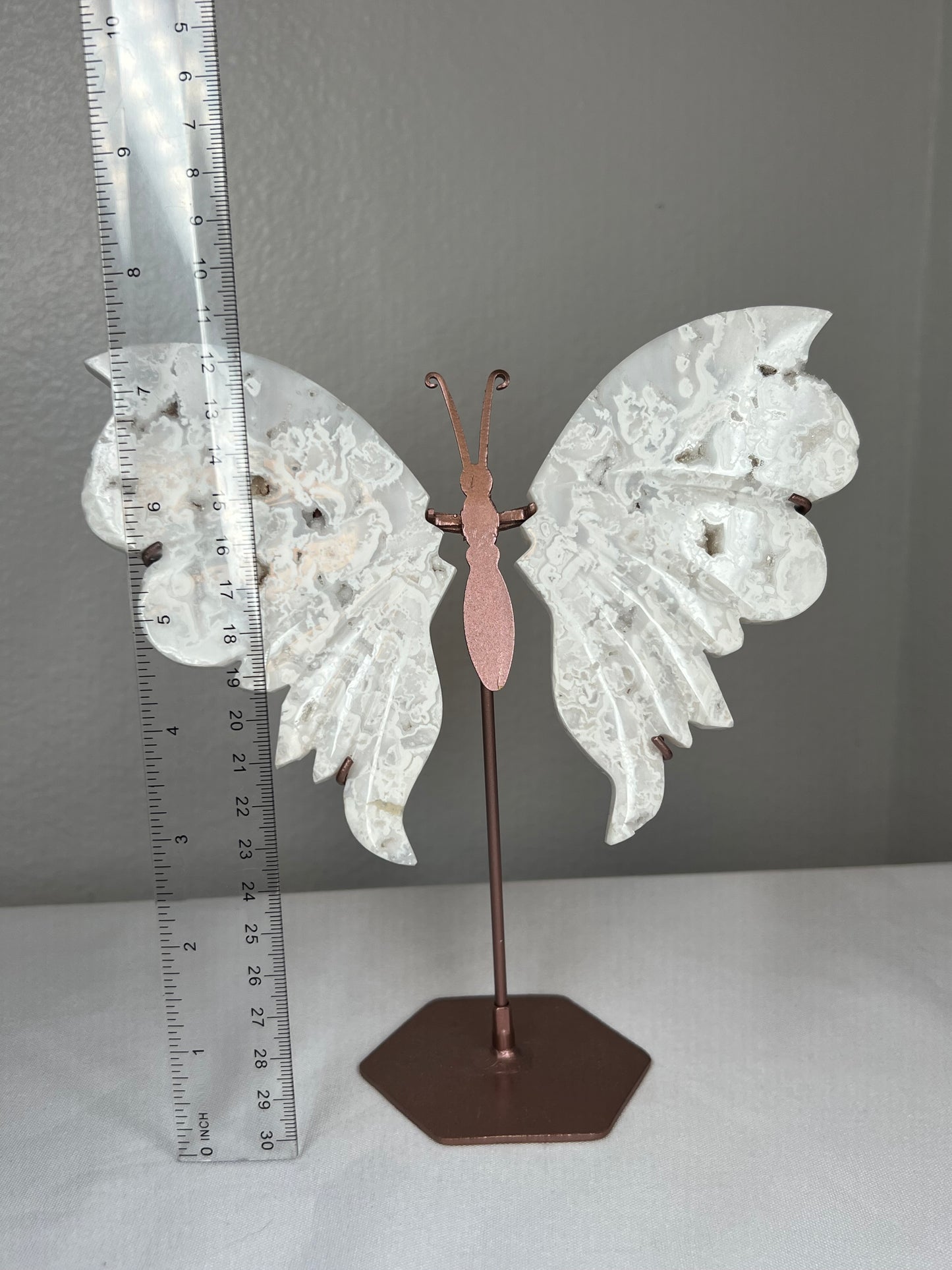 White Plume Agate Wings