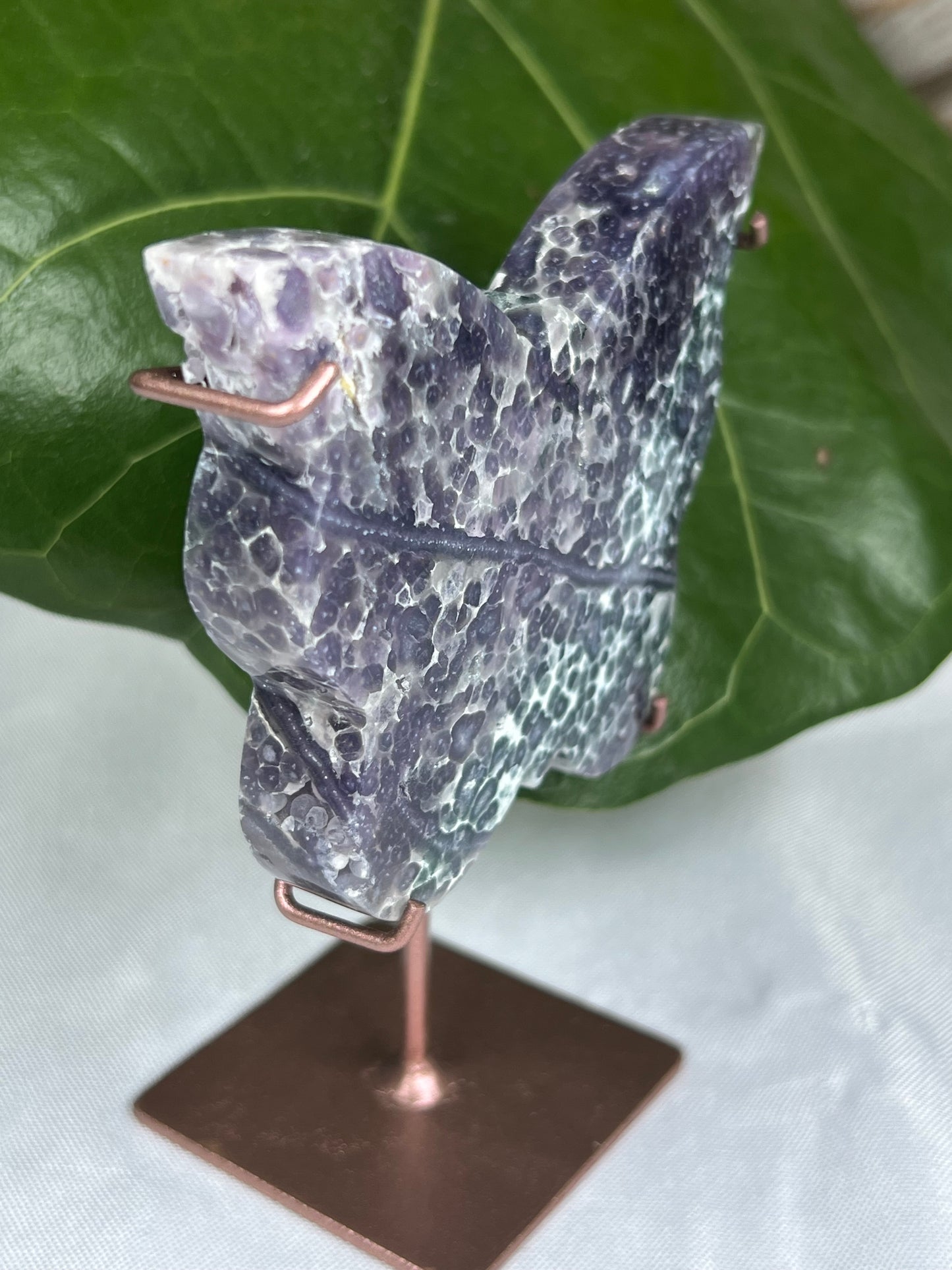 Grape Agate Butterfly