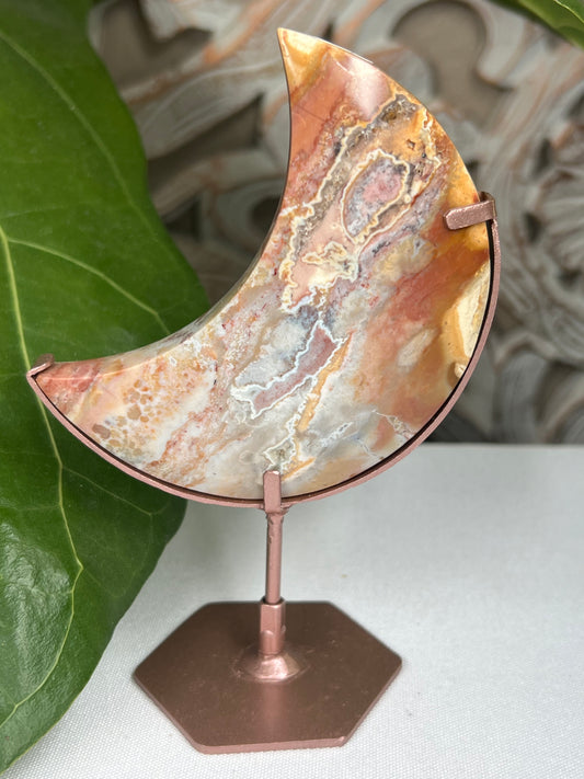 Milky Jasper Moon