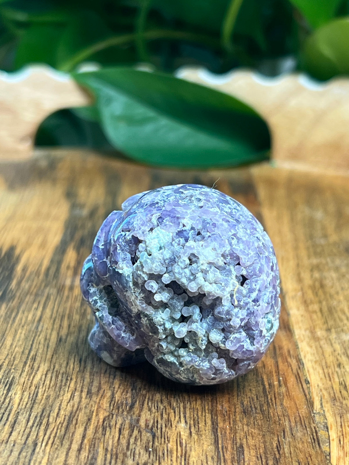 Grape Agate Mini Skull: GV