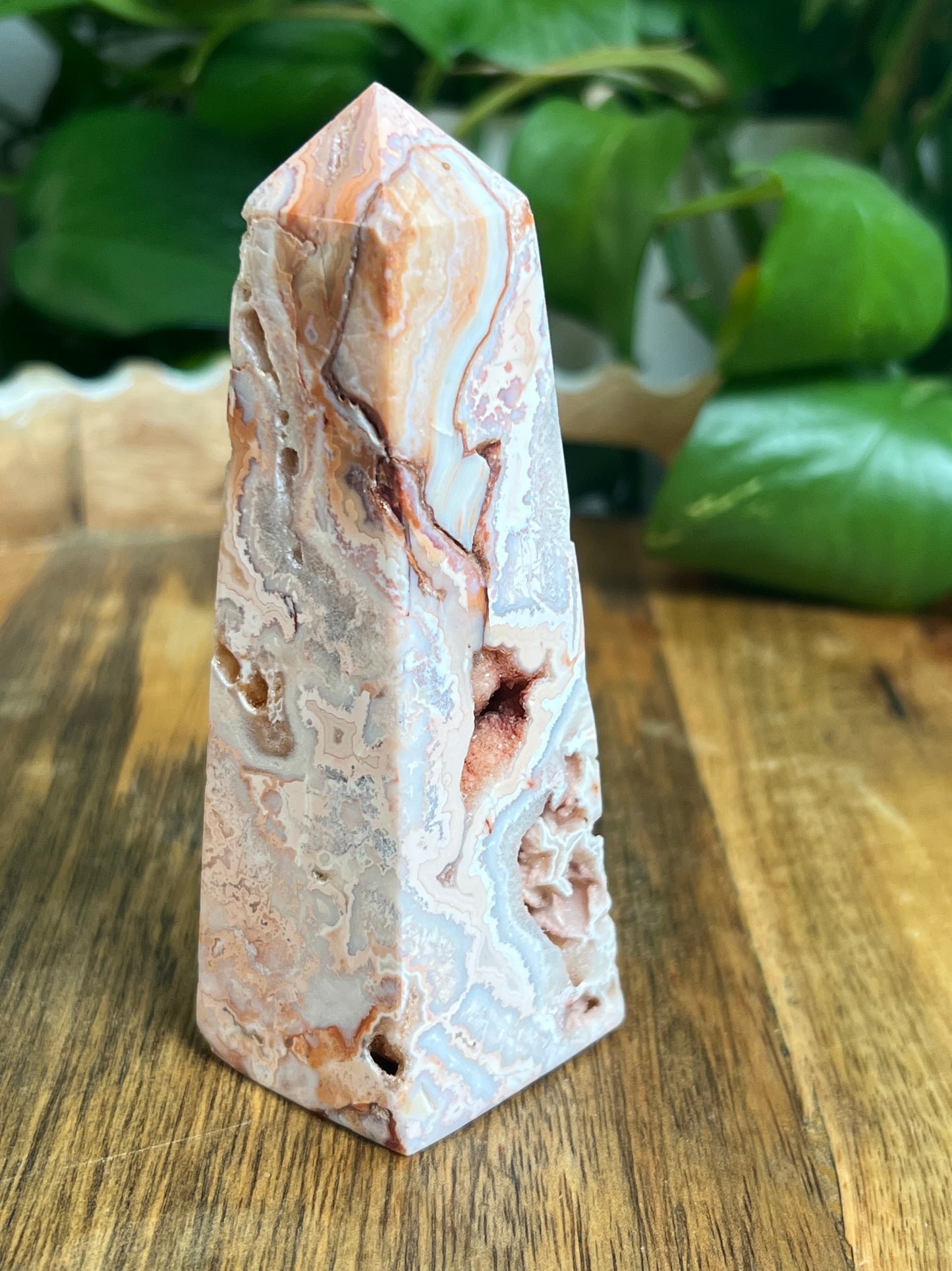 Crazy Lace Agate Tower