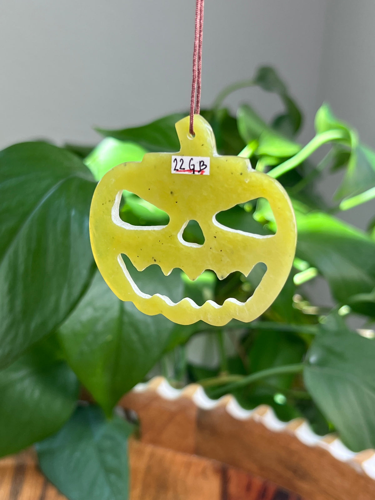 Idocrase Jack-O-Lantern Ornaments