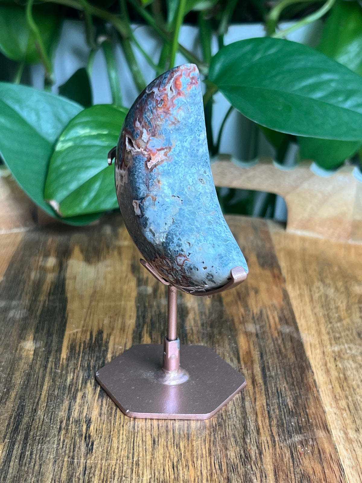 Marcasite Mini Puffy Moon: DN
