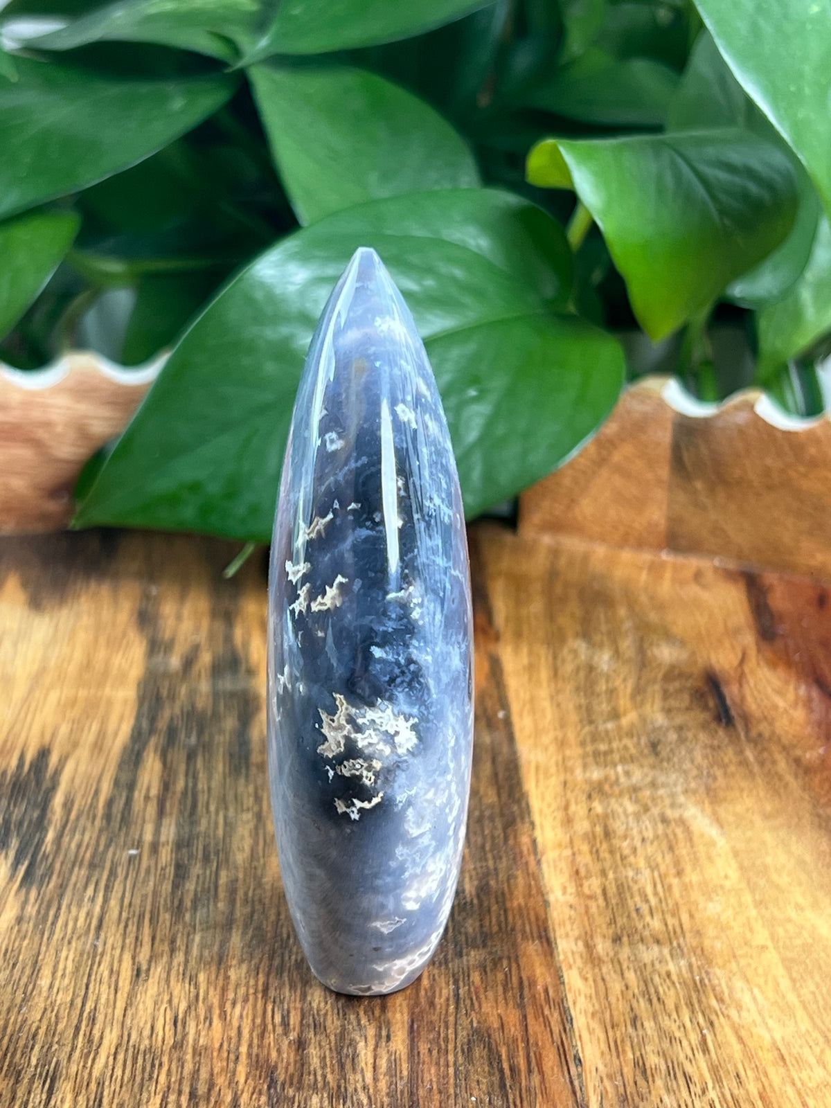 Blue Plume Agate Flame: TV