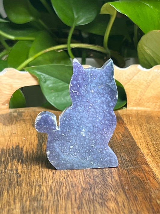 Grape Agate Mini Cat: BE