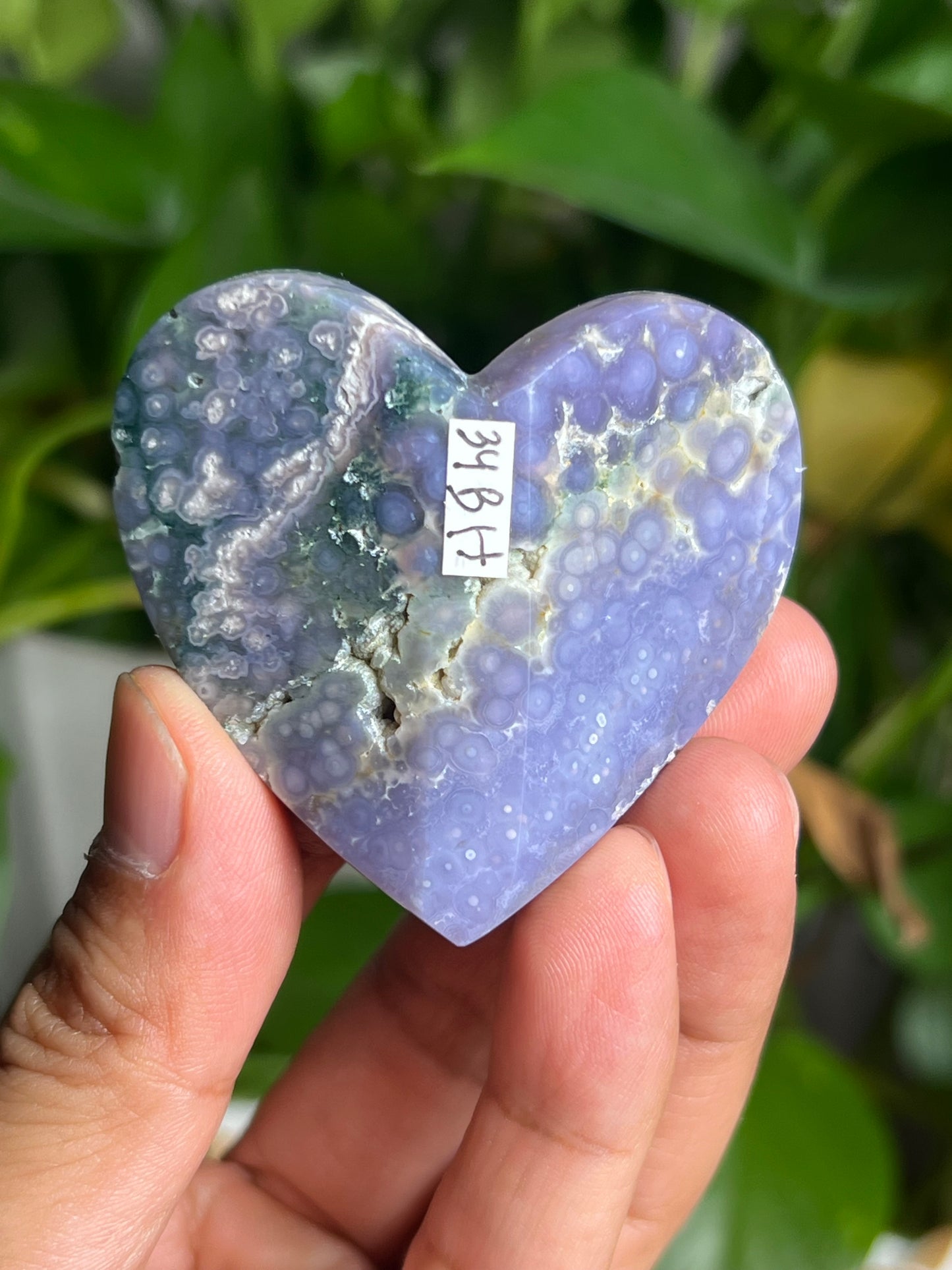 Grape Agate 3D Butterfly BH