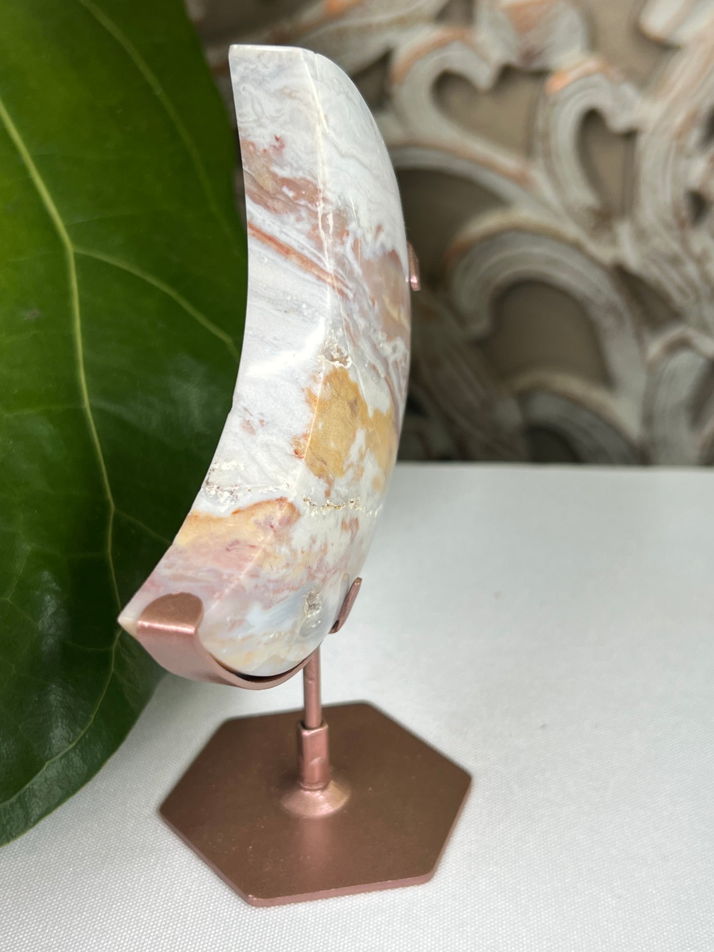 Milky Jasper Moon