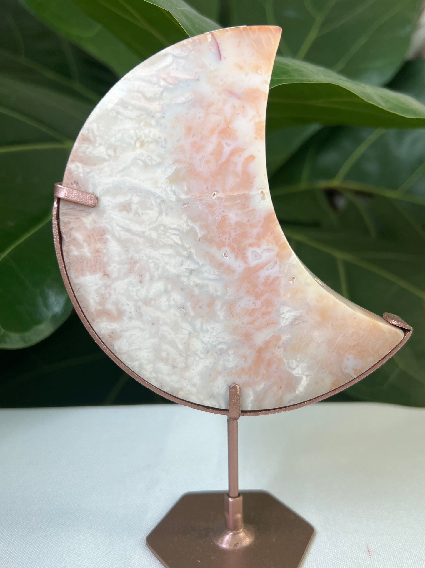 Pink Carnelian Moon