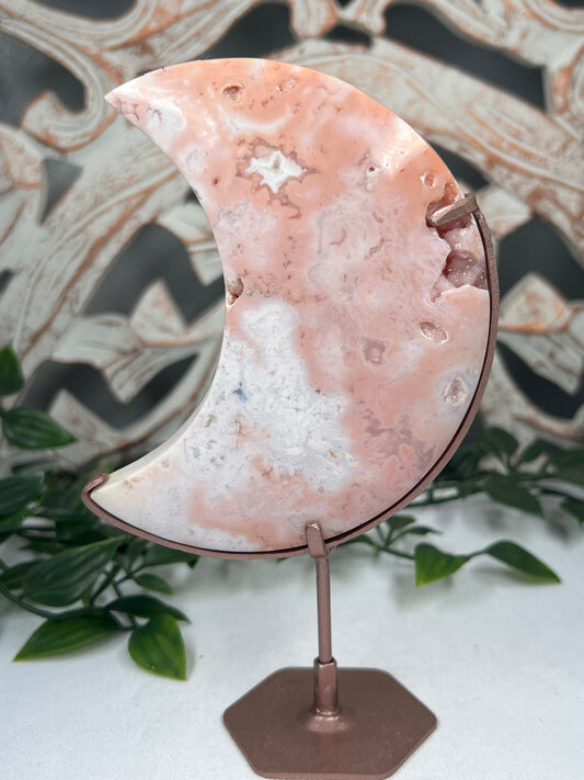 Pink Carnelian Moon