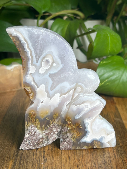 Scenic Moss Agate Fairy