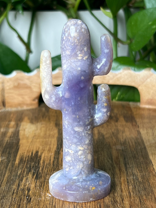 Purple Chalcedony Cactus