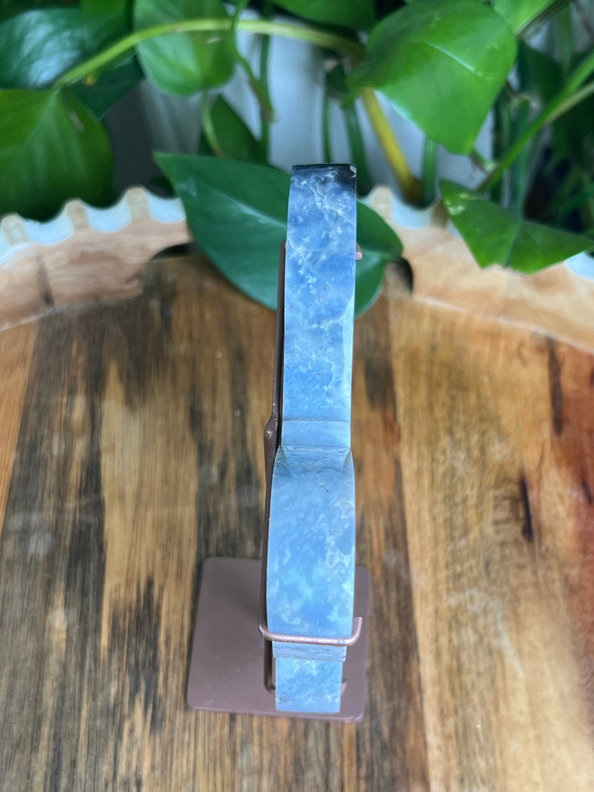 Blue Plume Agate Butterfly: Di