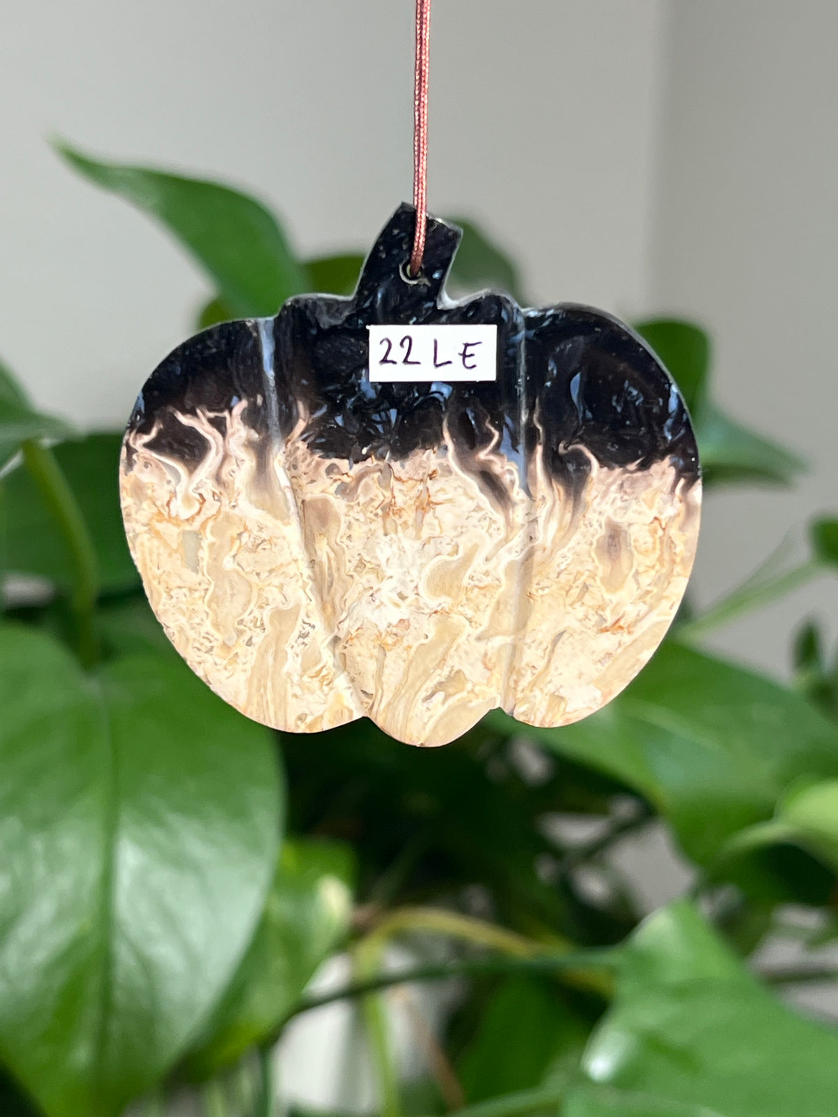 Palm Root Pumpkin Ornaments