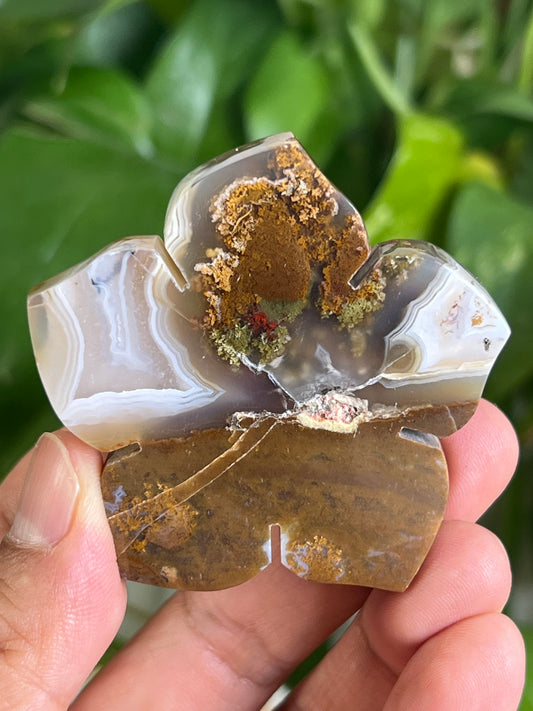 Scenic Moss Agate Flower: BC 💗 PERFECTLY IMPERFECT💗