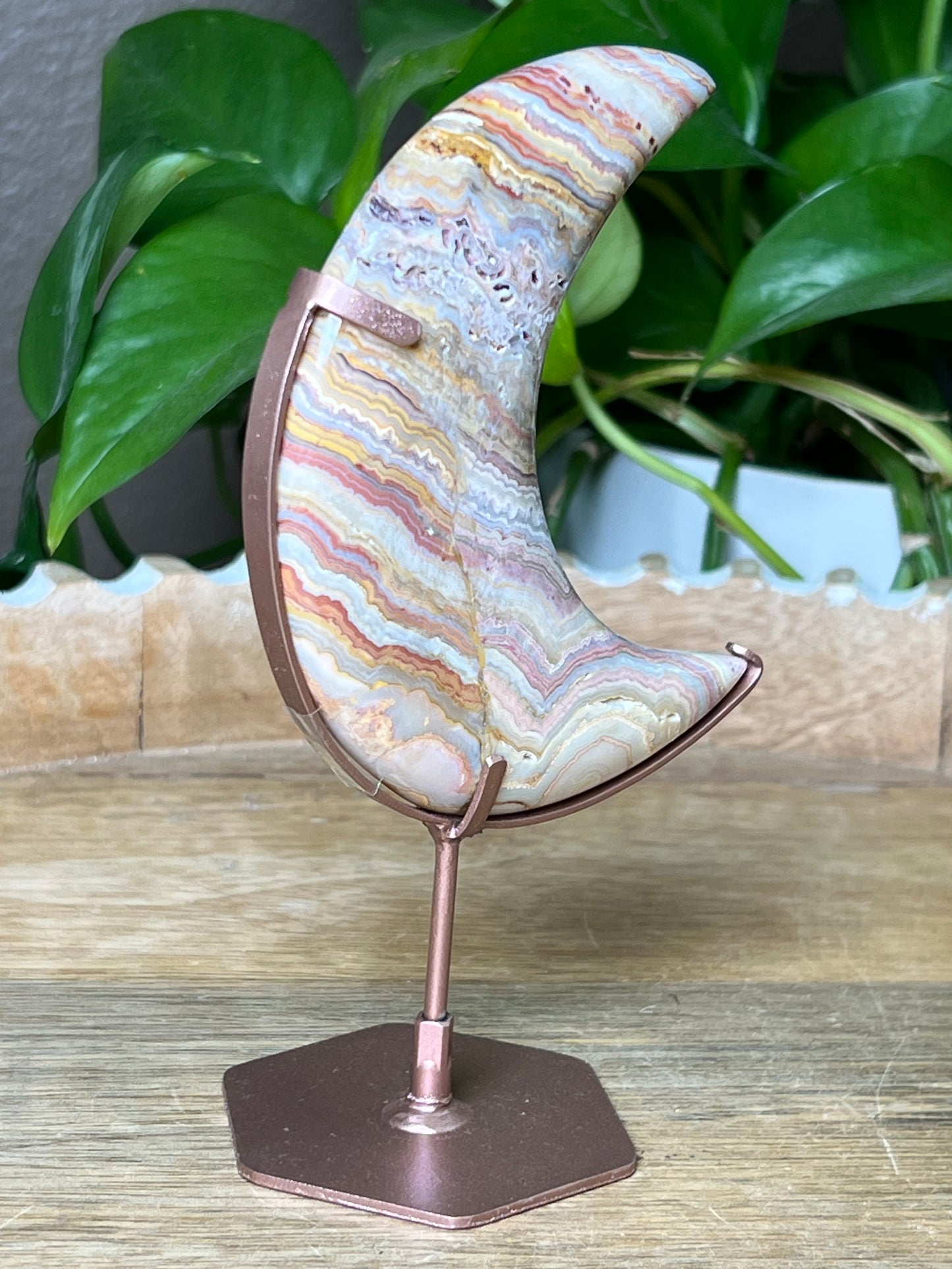 Crazy Lace Agate Moon