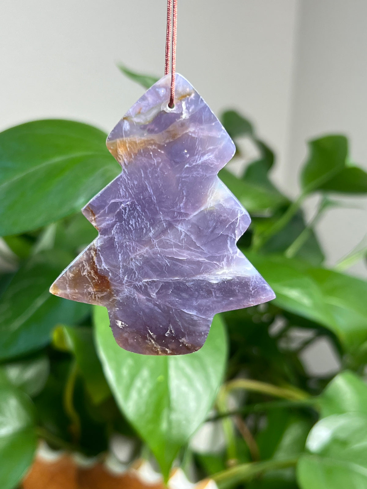 Purple Chalcedony Ornament Tree: CK